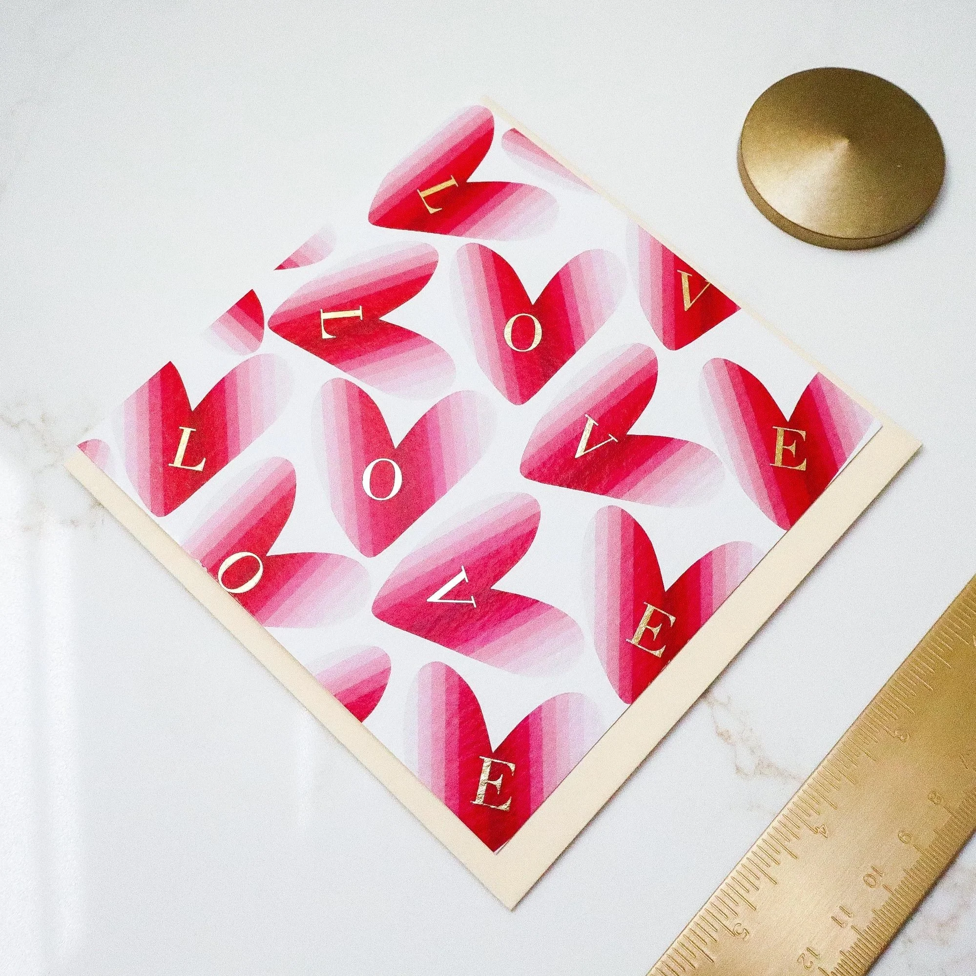 Love Hearts Greeting Card