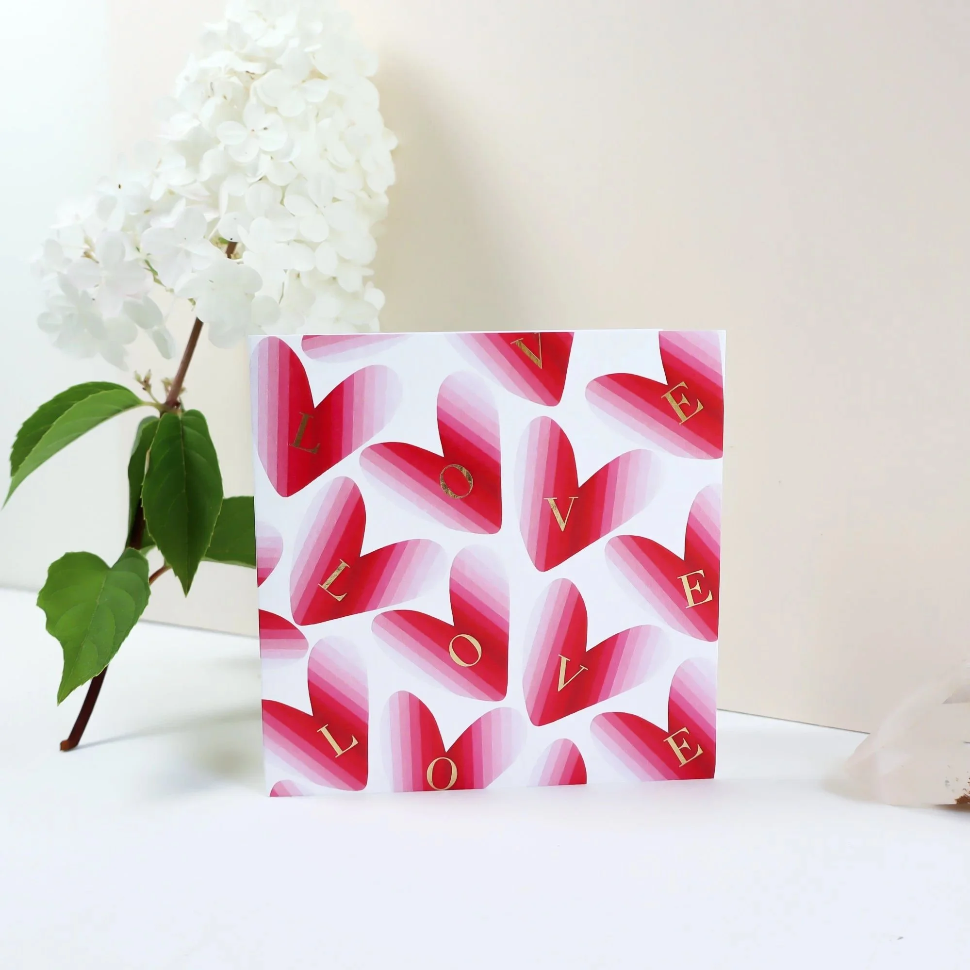Love Hearts Greeting Card