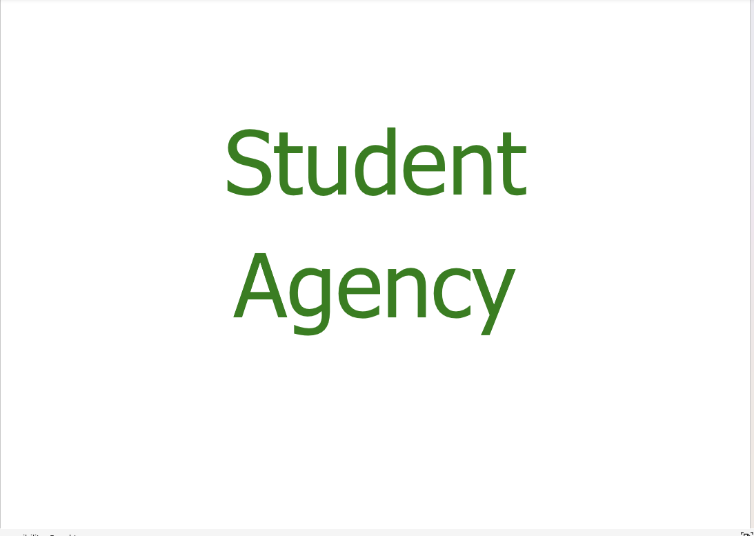 Student Agency