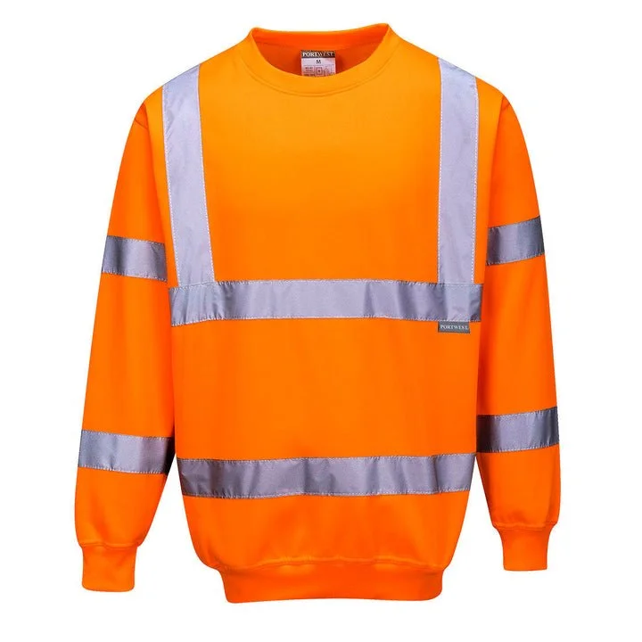 Portwest Hi-Vis Crew Neck Jumper