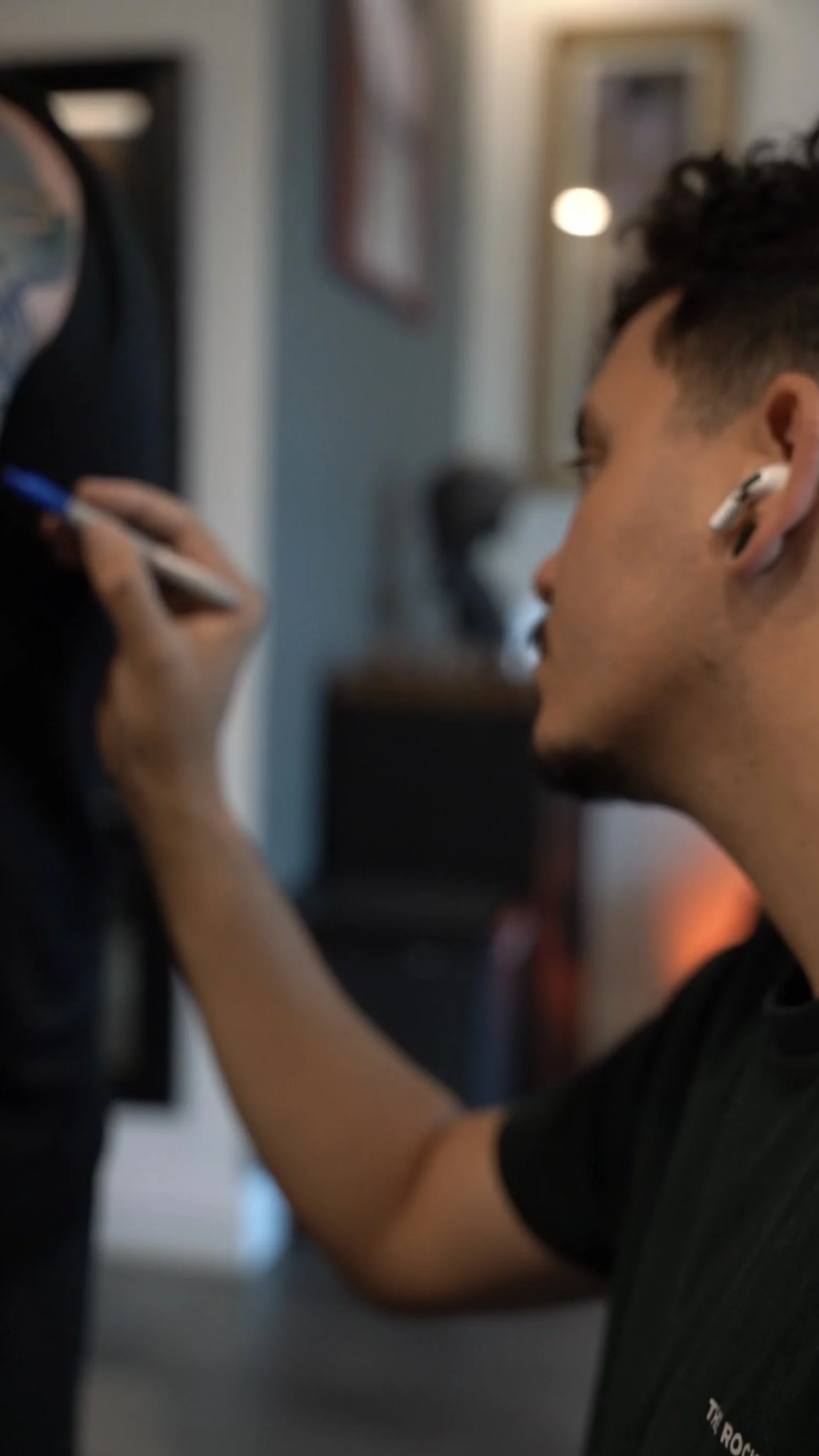 In-progress tattoo session during a long, focused cover-up project.
Precision, layering, and clean execution are key in large-scale tattoos.