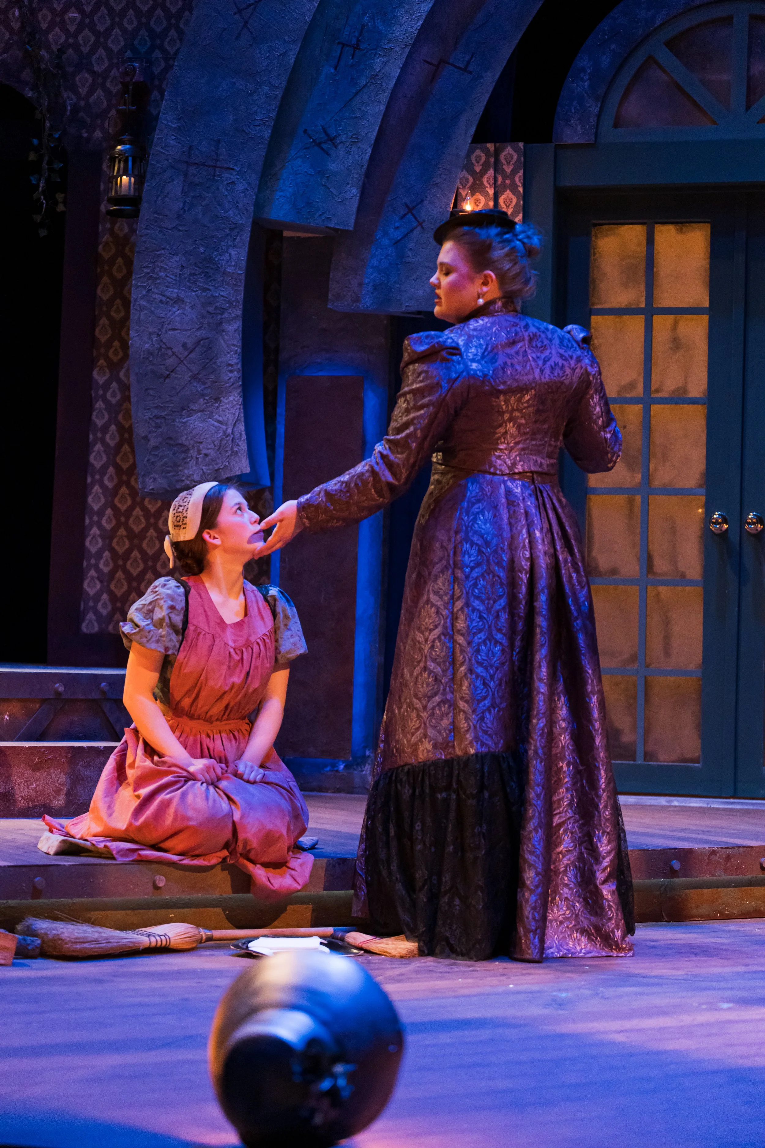 A Victorian skirt flat patterned, altered and constructed for a production of Bonnets.