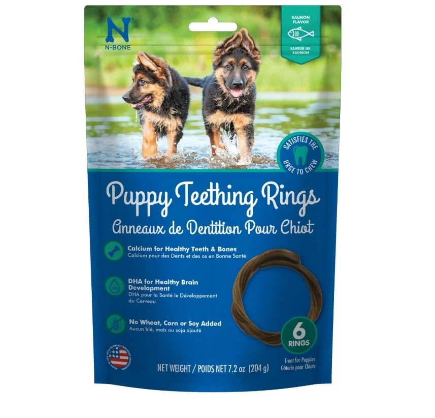 N-Bone - Chiot - Saumon - Anneaux Dentaires