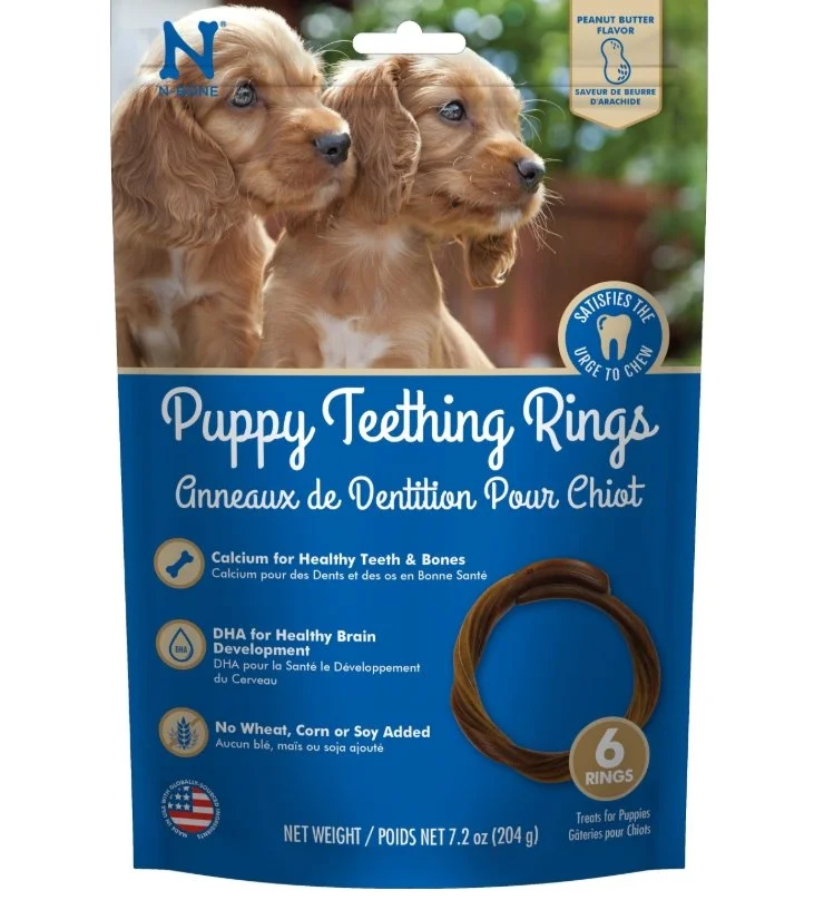 N-Bone - Chiot - Beurre d'Arachides - Anneaux Dentaires