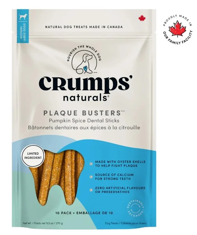 Crumps' Naturals - Citrouille - Plaque Busters