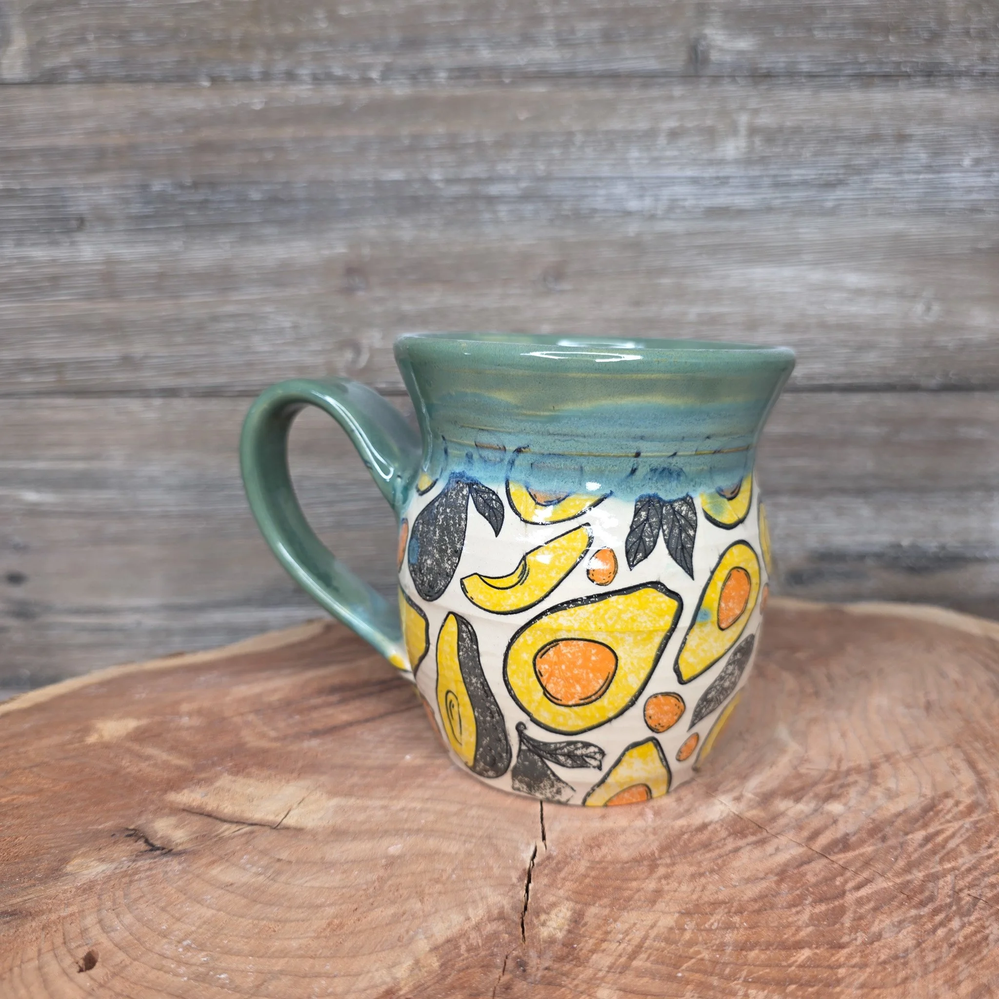 Patterned Big Belly Mug (Copy