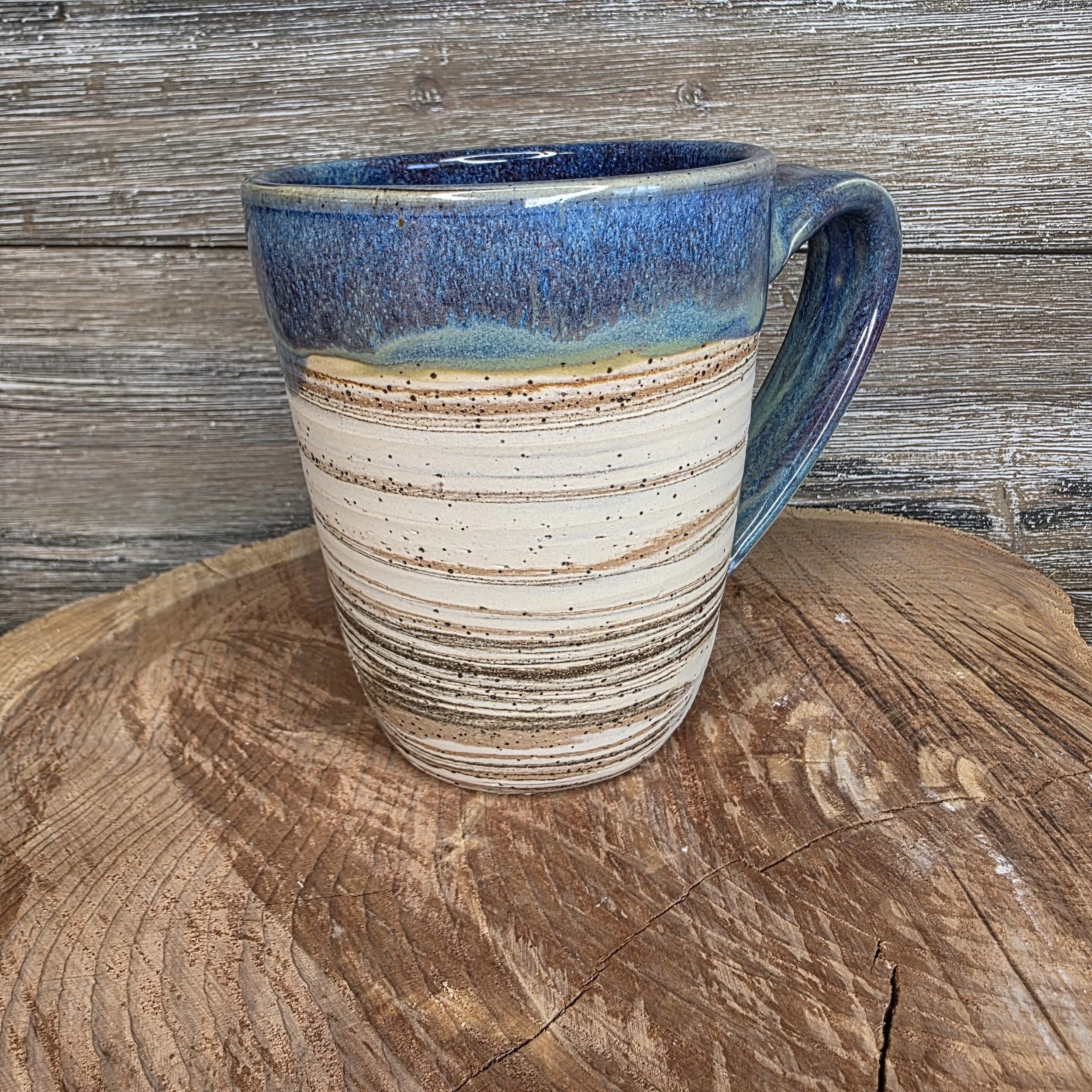 Tall Marbled Mug