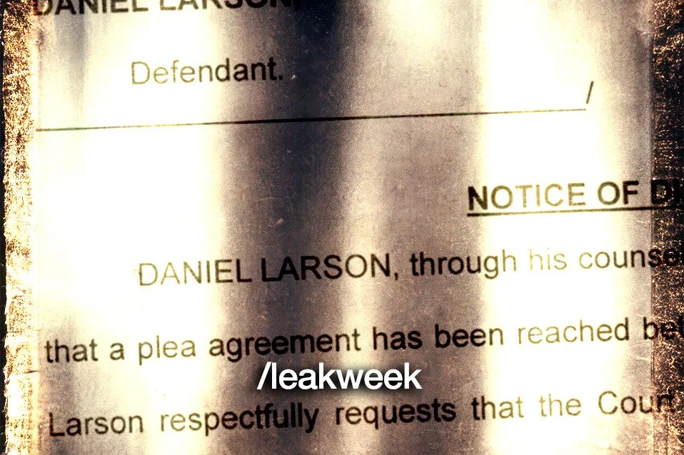 Daniel Reaches Plea Agreement with the Government