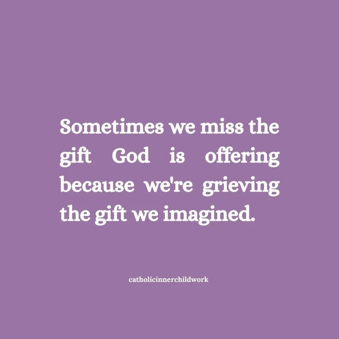 Sometimes the hardest part of following Christ and healing isn&rsquo;t letting go of what we had, it&rsquo;s letting go of what we hoped would be.

Grief has a way of narrowing our vision until all we can see is what isn&rsquo;t here. But what if God