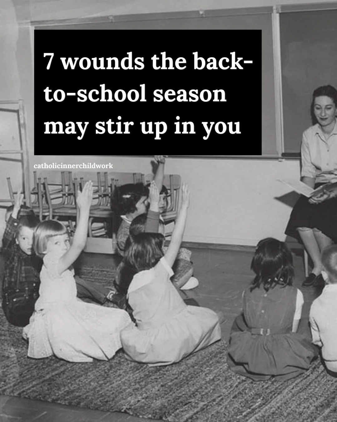 A client experienced an old wound when she dropped her niece to school this past week. 

Her body suddenly felt small, weightless, and fragile as she kissed her niece goodbye.

Fortunately she has been doing deeper interior work with us for awhile, s