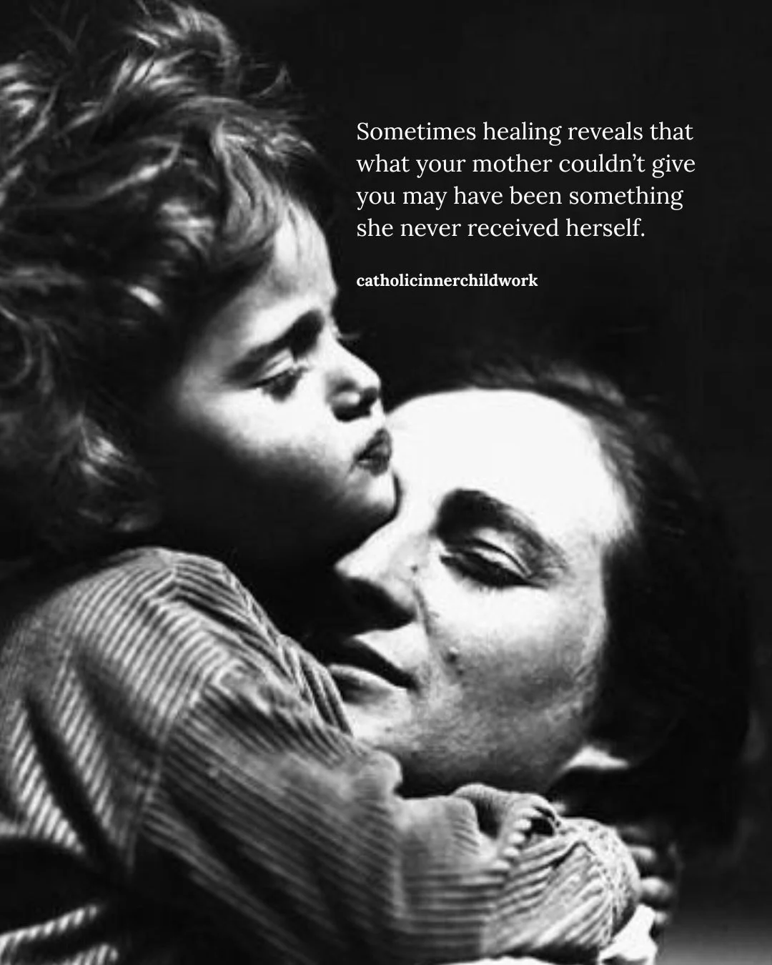 There has been so much conversation around our country lately about mothers and maternal mental health, and I keep thinking about the children inside those mothers.

The little girls they once were.

And then I think about how healing it can be, as a