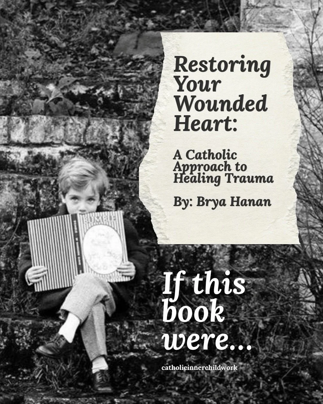 Restoring Your Wounded Heart: A Catholic Approach to Healing and Wholeness. Sep. 10th 

Comment &ldquo;restore&rdquo; and I&rsquo;ll send you the link to order the book and learn more about it. 

#catholicmentalhealth #selfhelpbook #healingwork