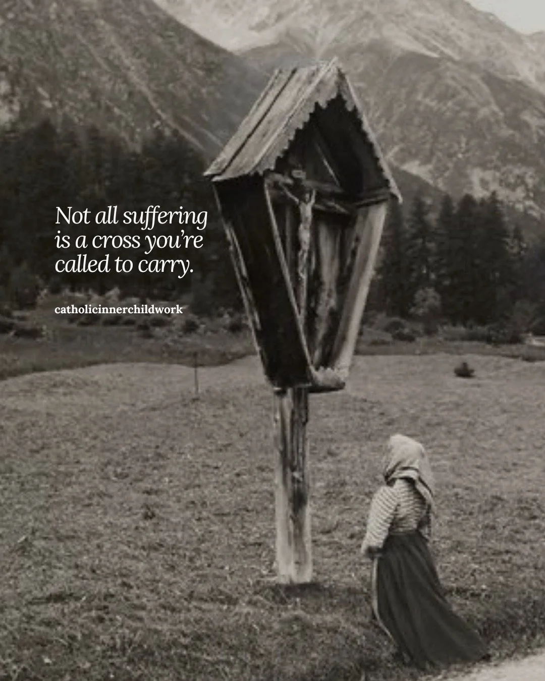 At Catholic Inner Child Work, we&rsquo;re here to help you navigate the nuances of suffering, peel back the layers of your humanity, and deepen your relationship with God.

To discern what is yours to carry, what is yours to surrender, and what may b