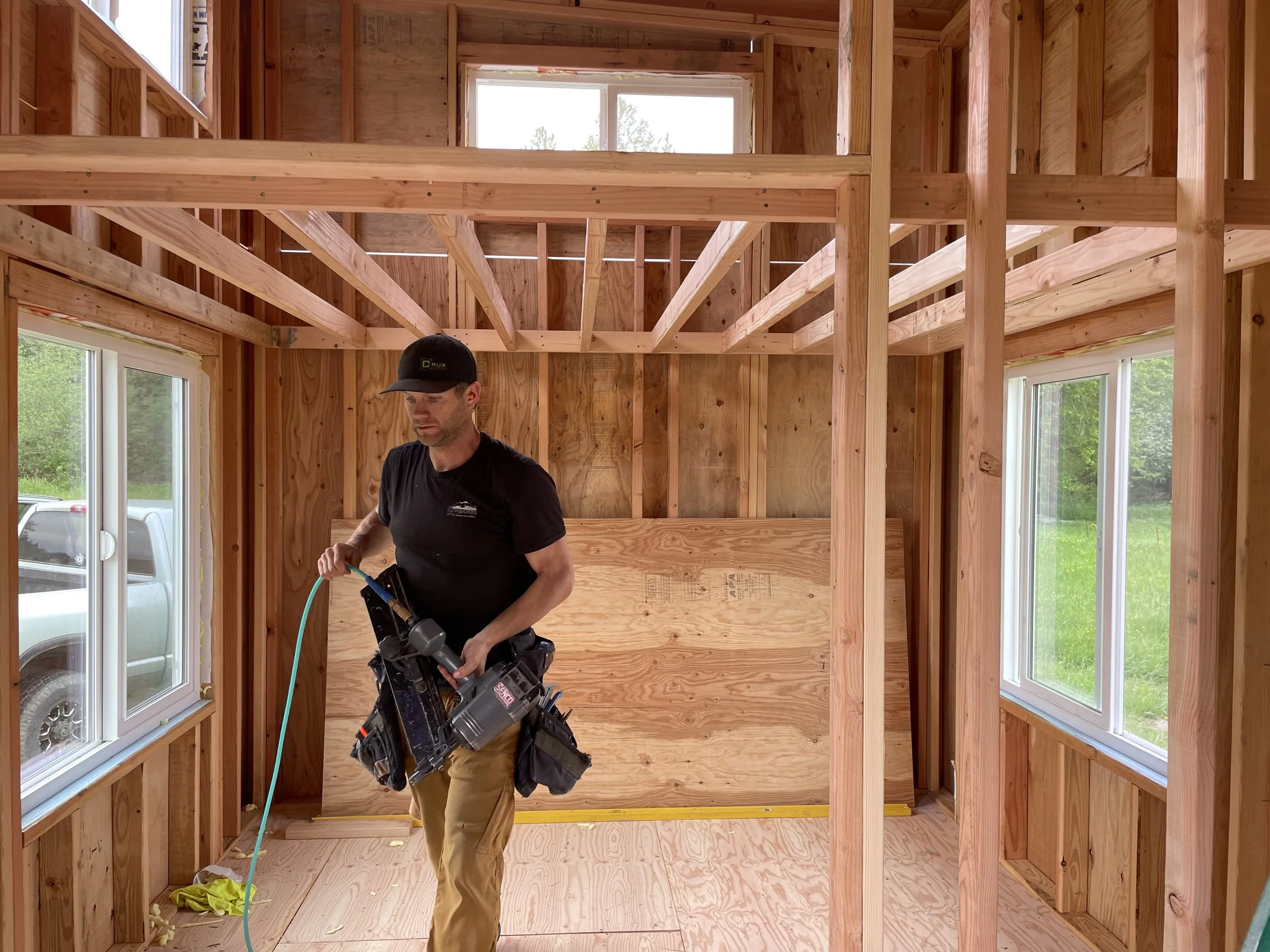 a general contractor in Whatcom County by Oshn Designs Building a ADU