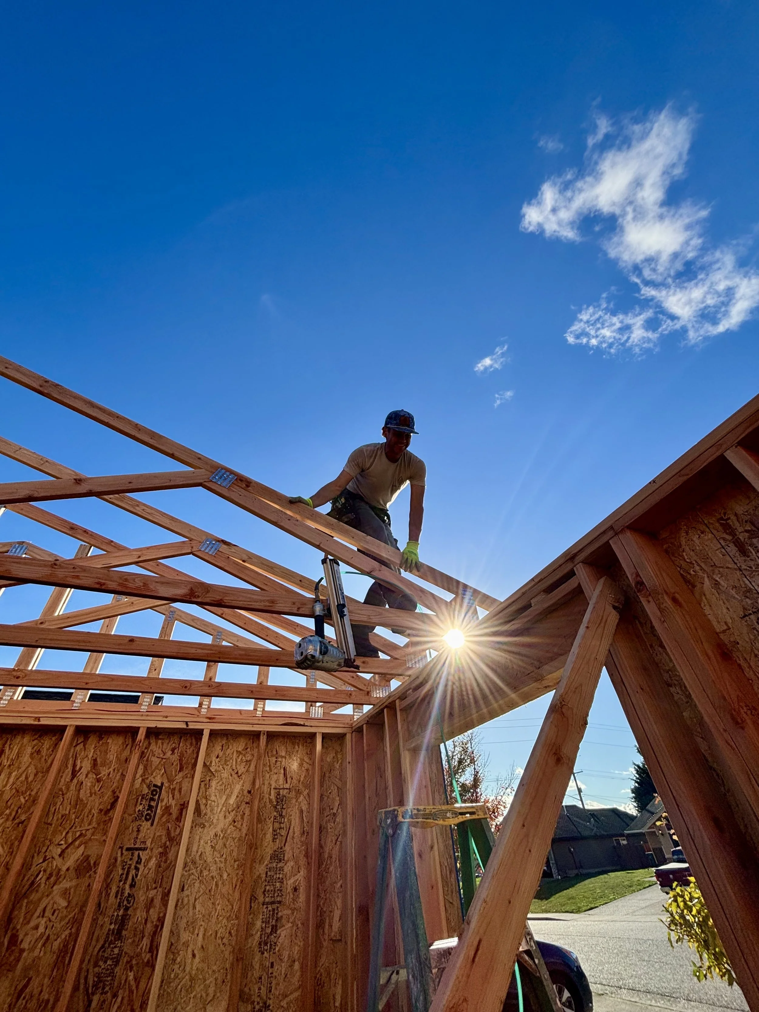 General Contractor in Bellingham WA doing construction on an ADU