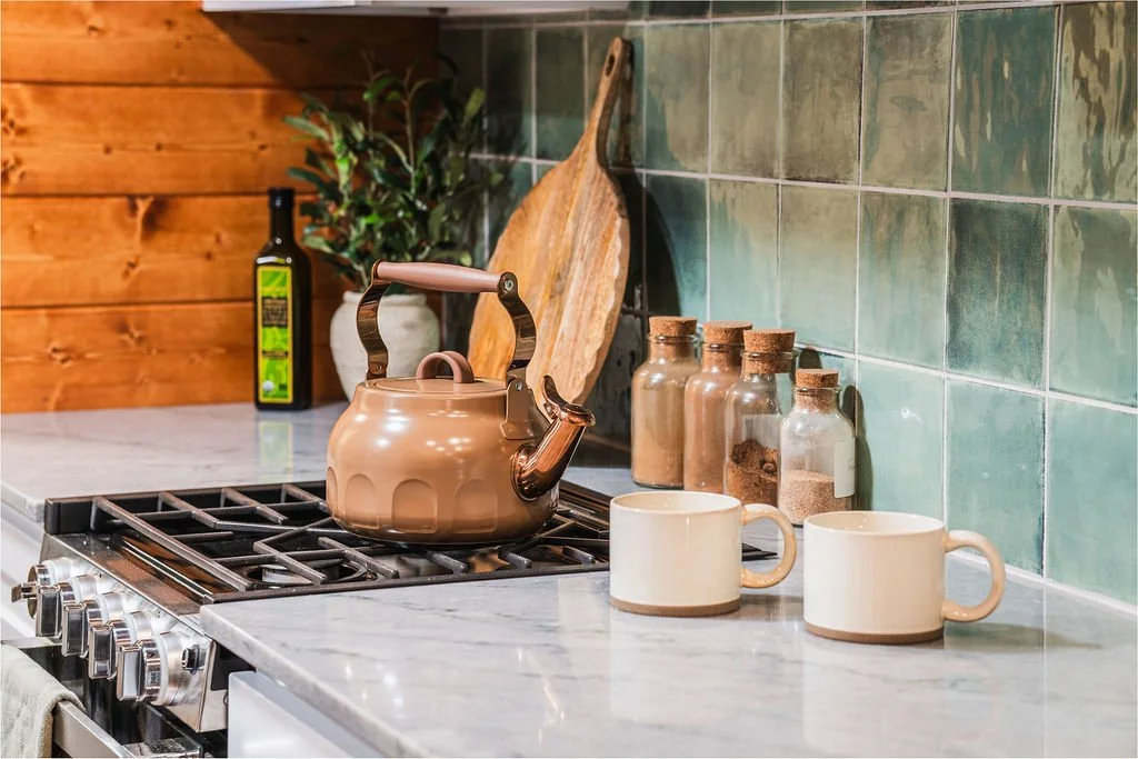 a tiny house or ADU kitchen in Bellingham Washington by Oshn Designs a Whatcom County General contractor