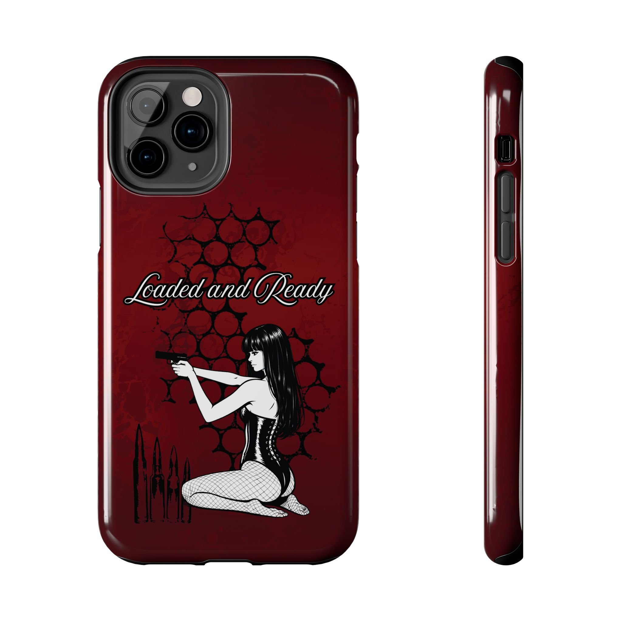 Loaded and Ready Phone Case | Pin-Up Rifle Design