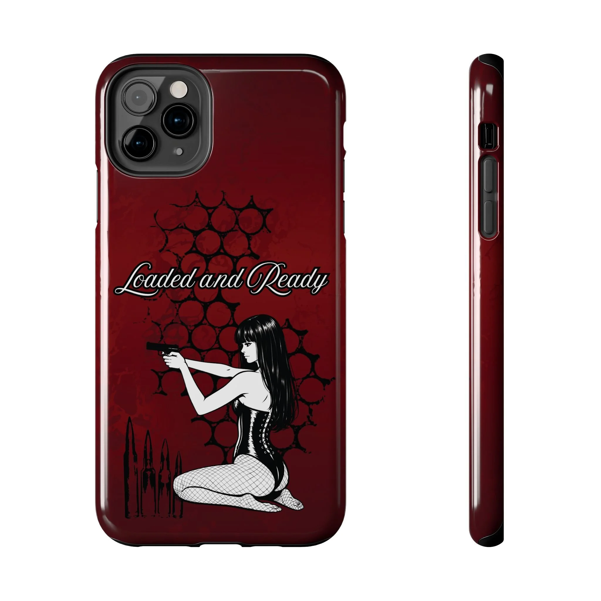 Loaded and Ready Phone Case | Pin-Up Rifle Design