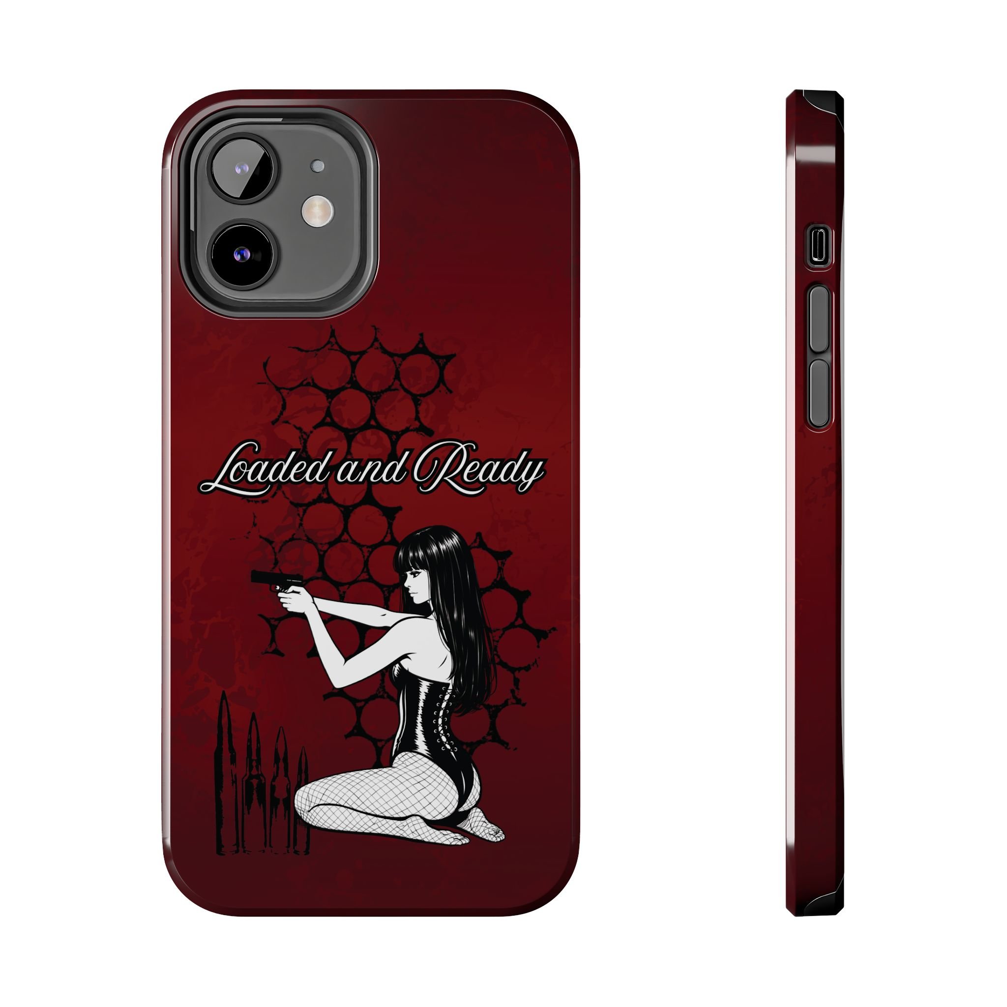 Loaded and Ready Phone Case | Pin-Up Rifle Design
