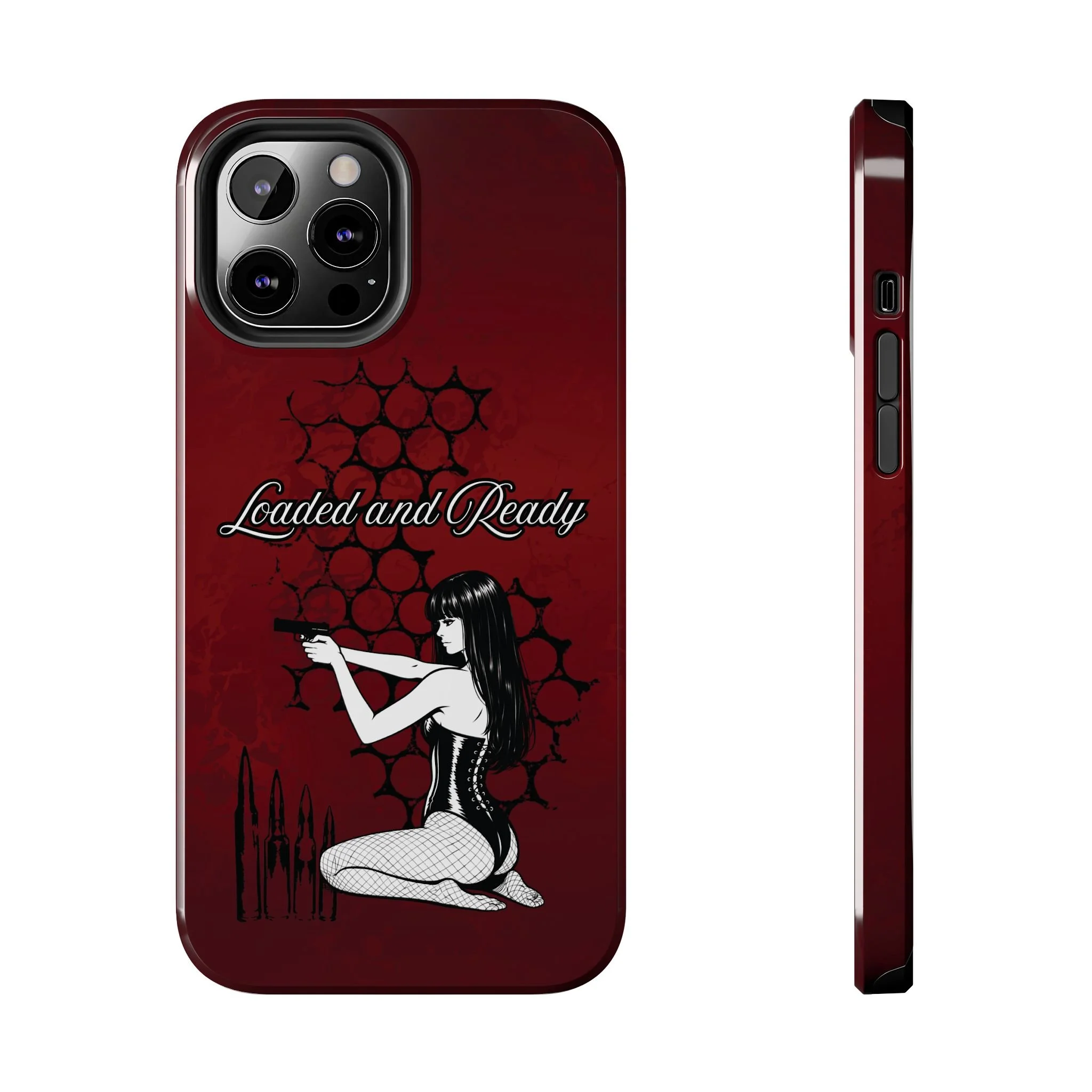 Loaded and Ready Phone Case | Pin-Up Rifle Design