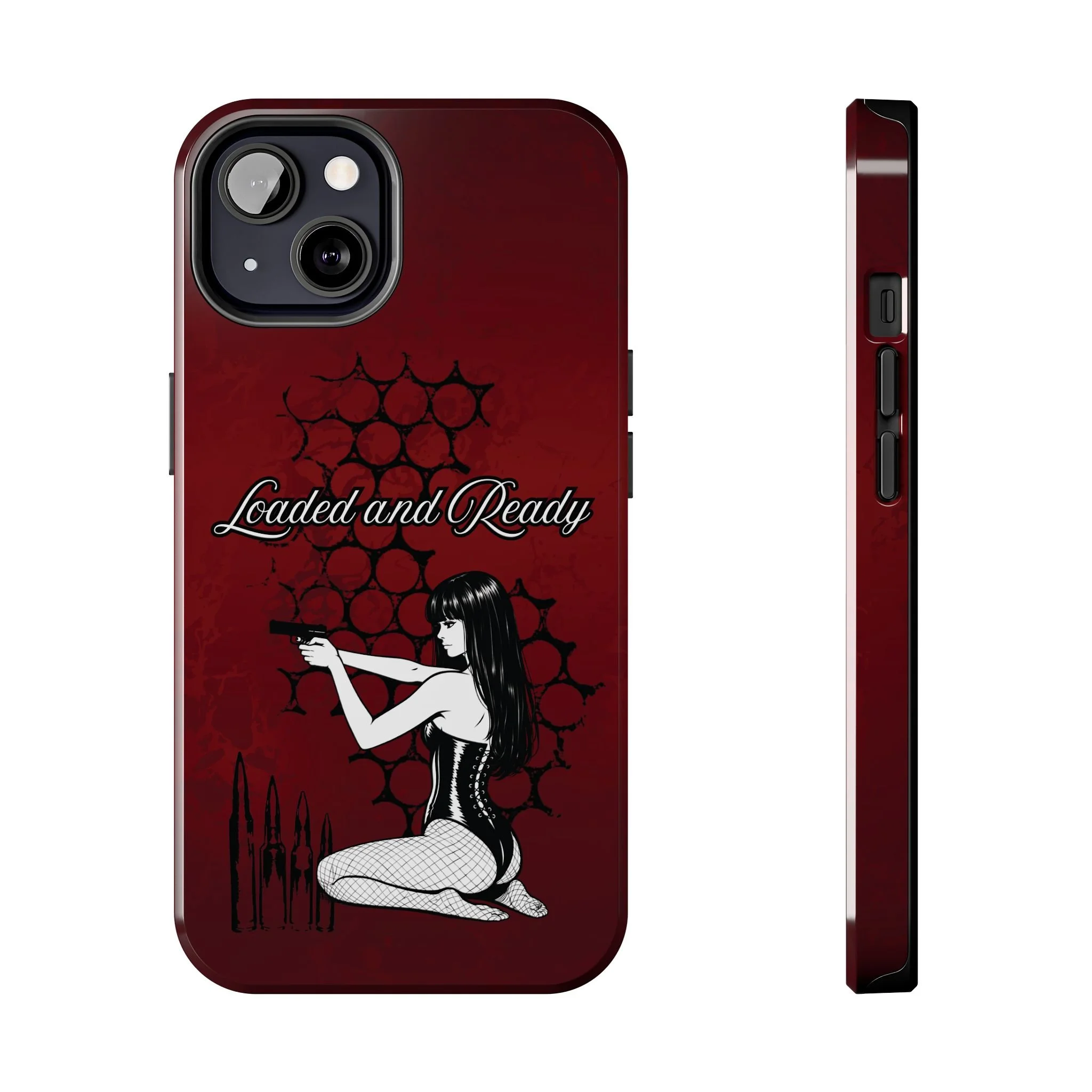 Loaded and Ready Phone Case | Pin-Up Rifle Design