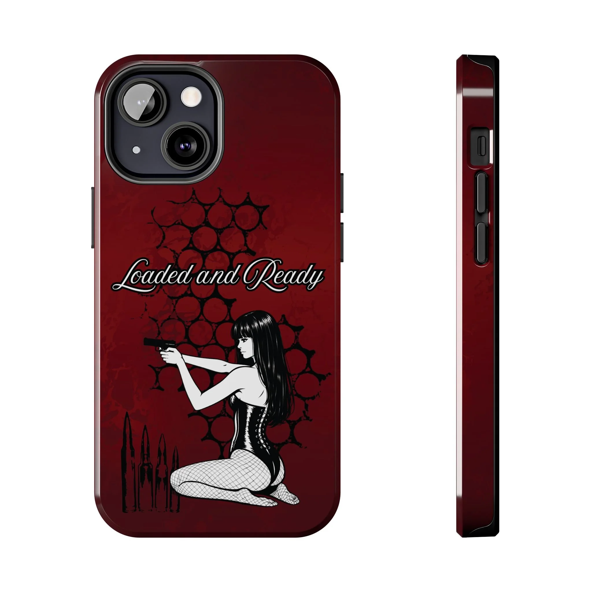 Loaded and Ready Phone Case | Pin-Up Rifle Design