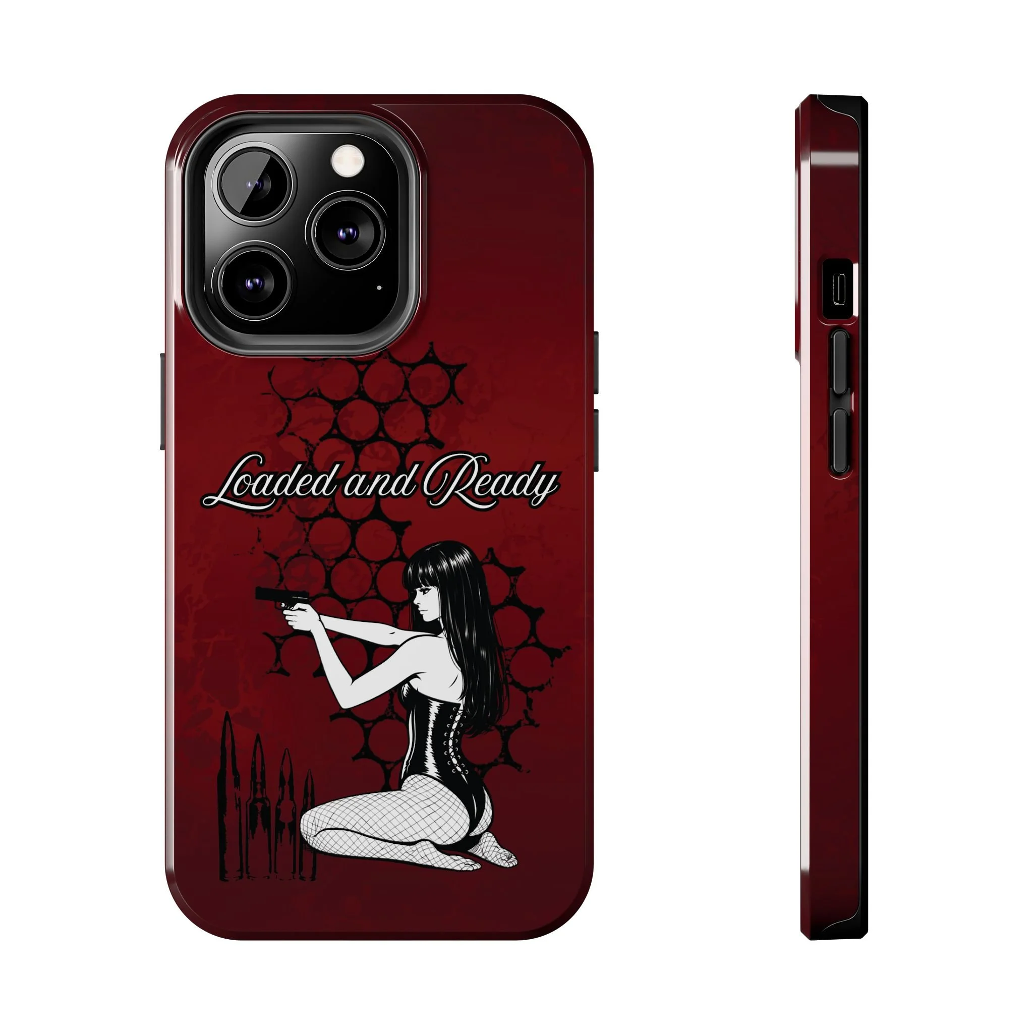 Loaded and Ready Phone Case | Pin-Up Rifle Design