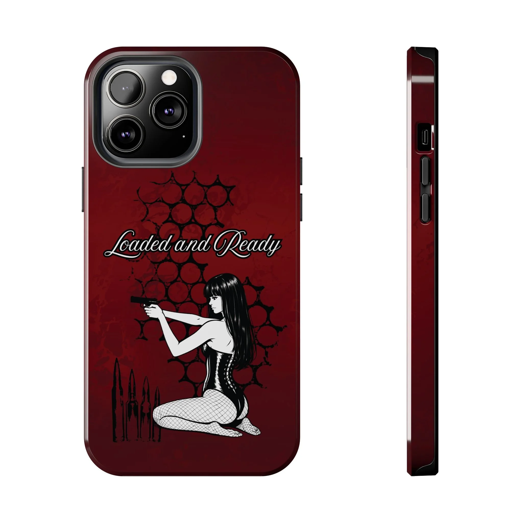 Loaded and Ready Phone Case | Pin-Up Rifle Design