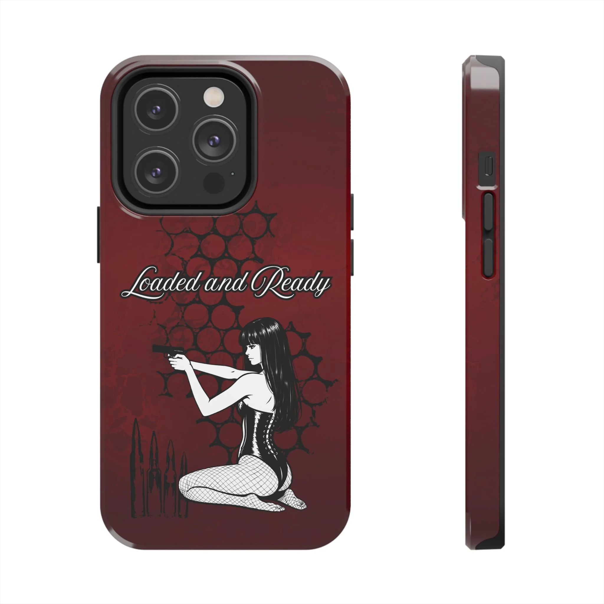 Loaded and Ready Phone Case | Pin-Up Rifle Design
