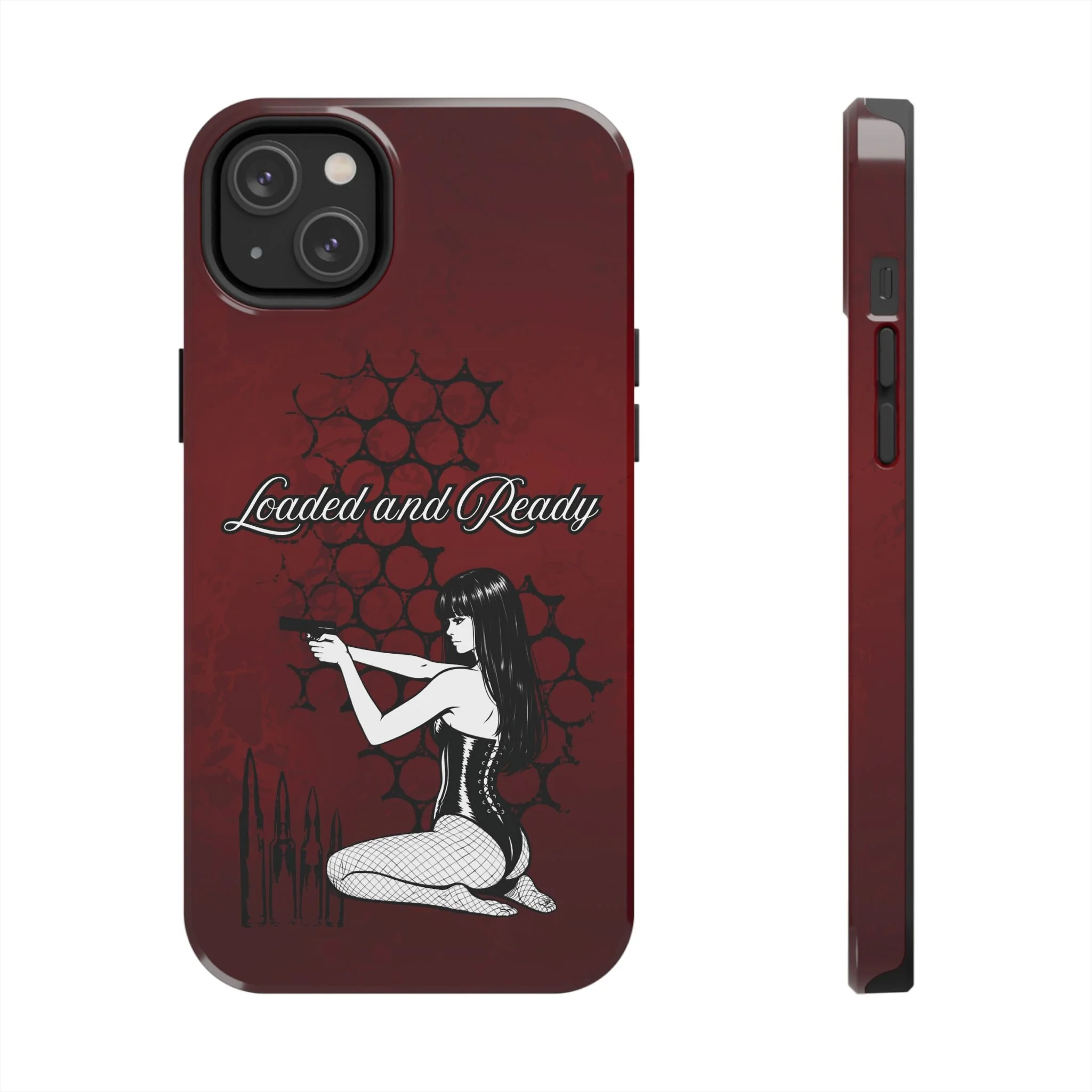 Loaded and Ready Phone Case | Pin-Up Rifle Design