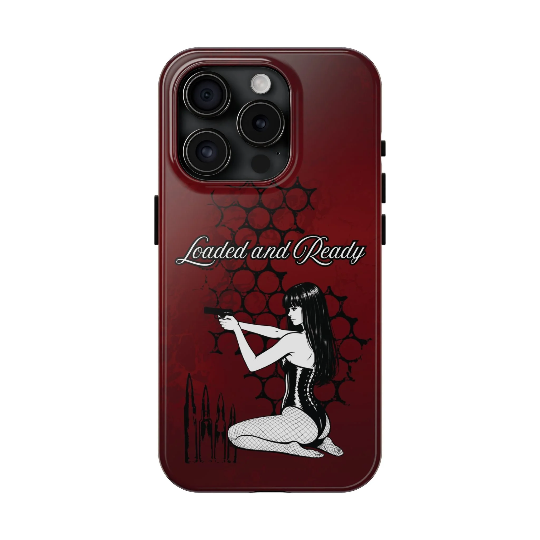 Loaded and Ready Phone Case | Pin-Up Rifle Design