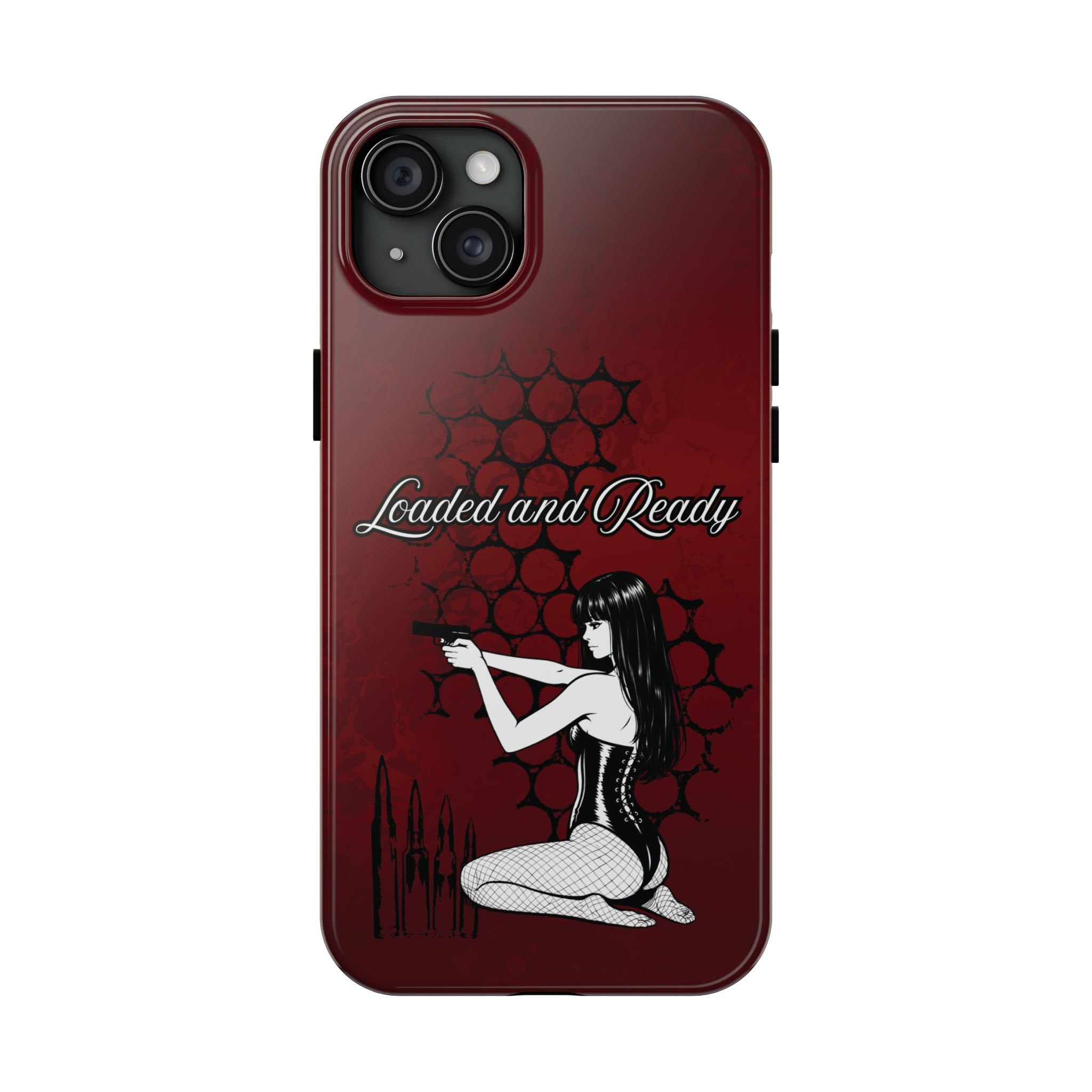 Loaded and Ready Phone Case | Pin-Up Rifle Design