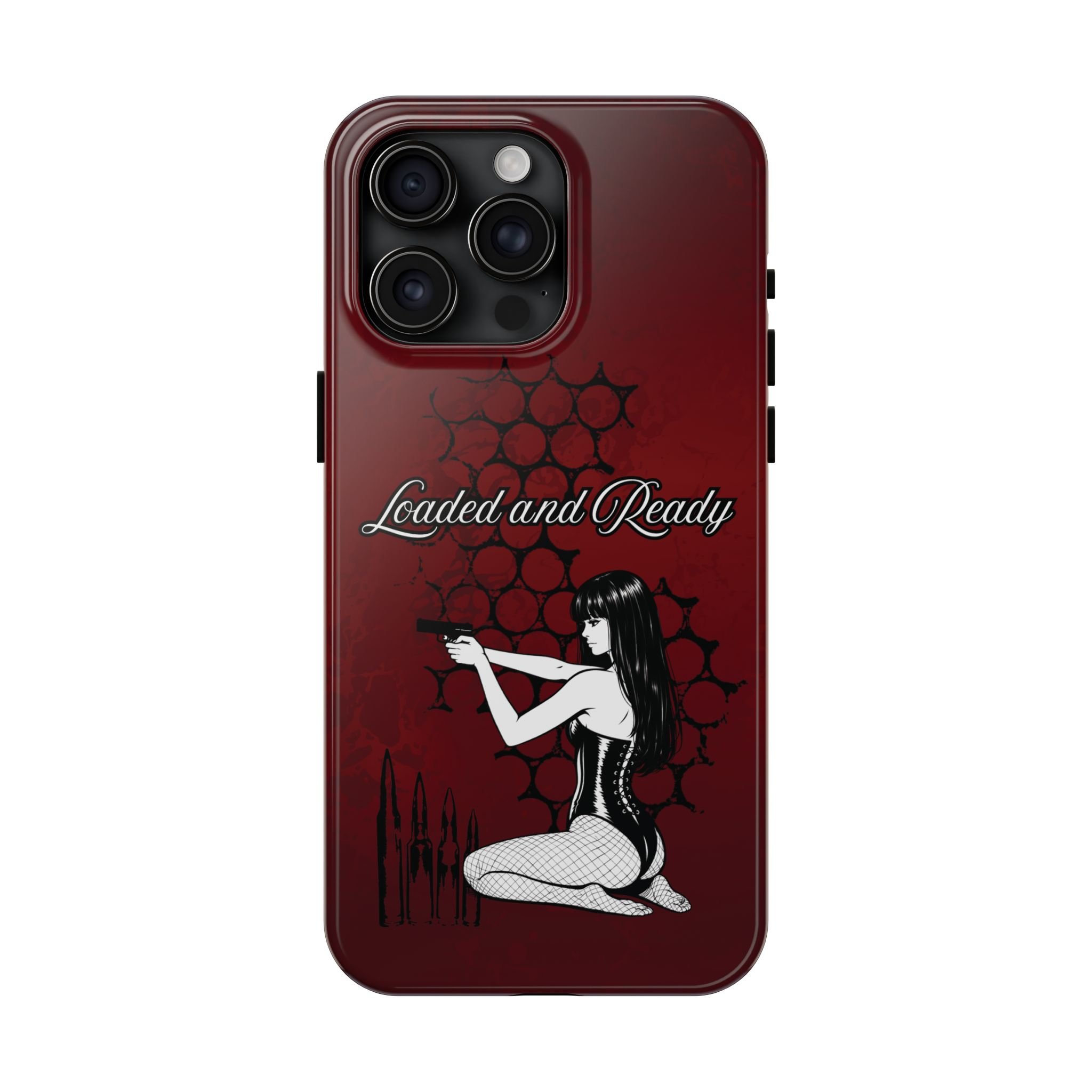 Loaded and Ready Phone Case | Pin-Up Rifle Design