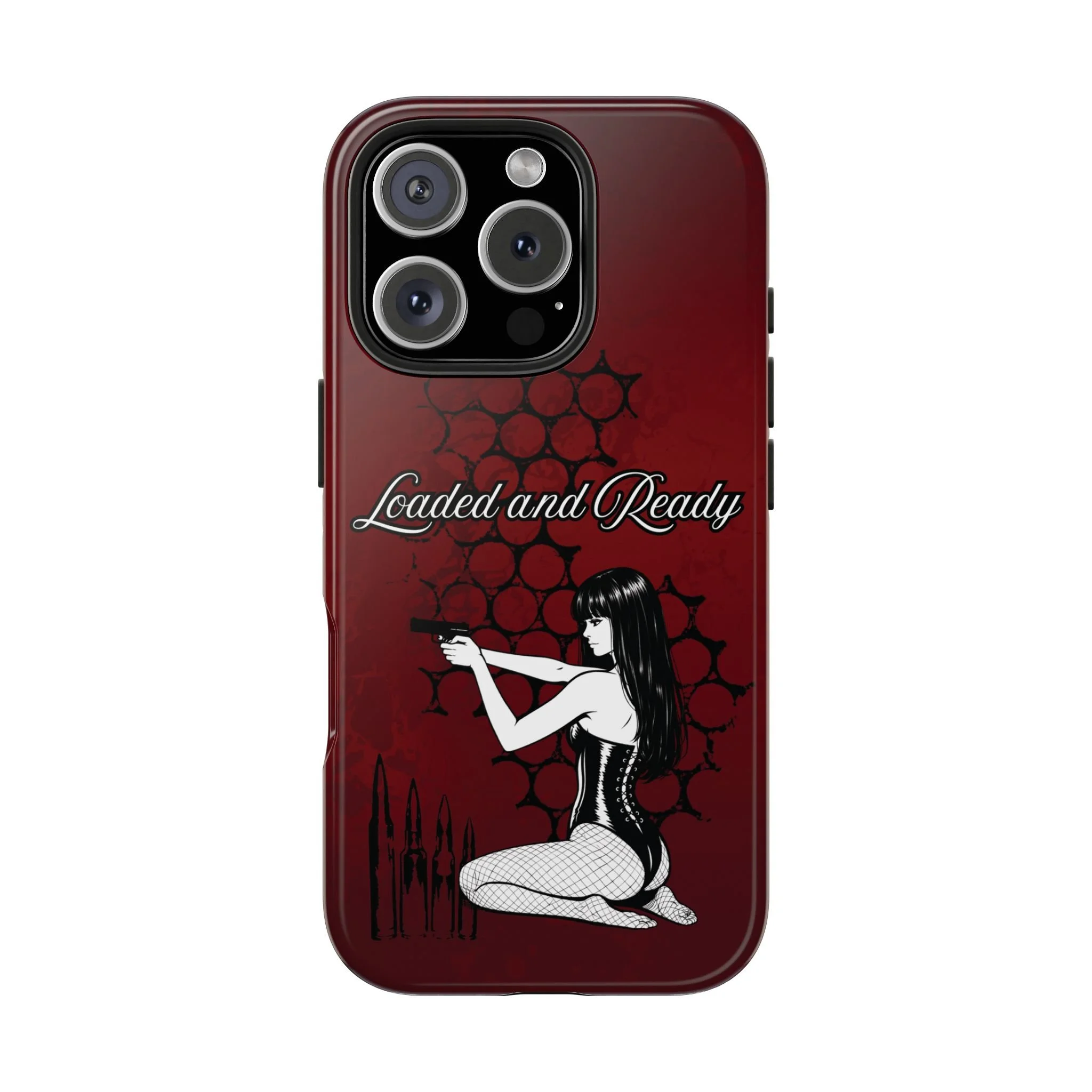 Loaded and Ready Phone Case | Pin-Up Rifle Design