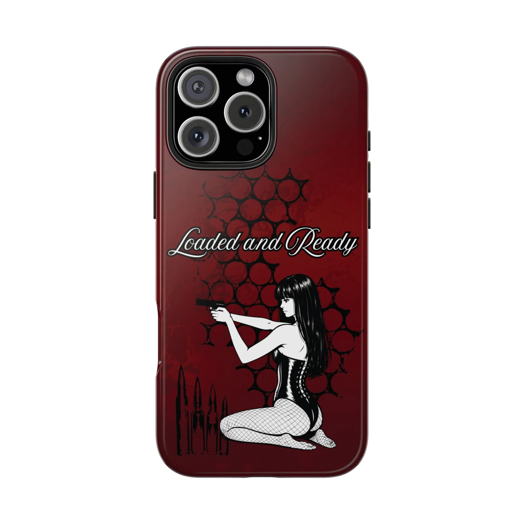Loaded and Ready Phone Case | Pin-Up Rifle Design