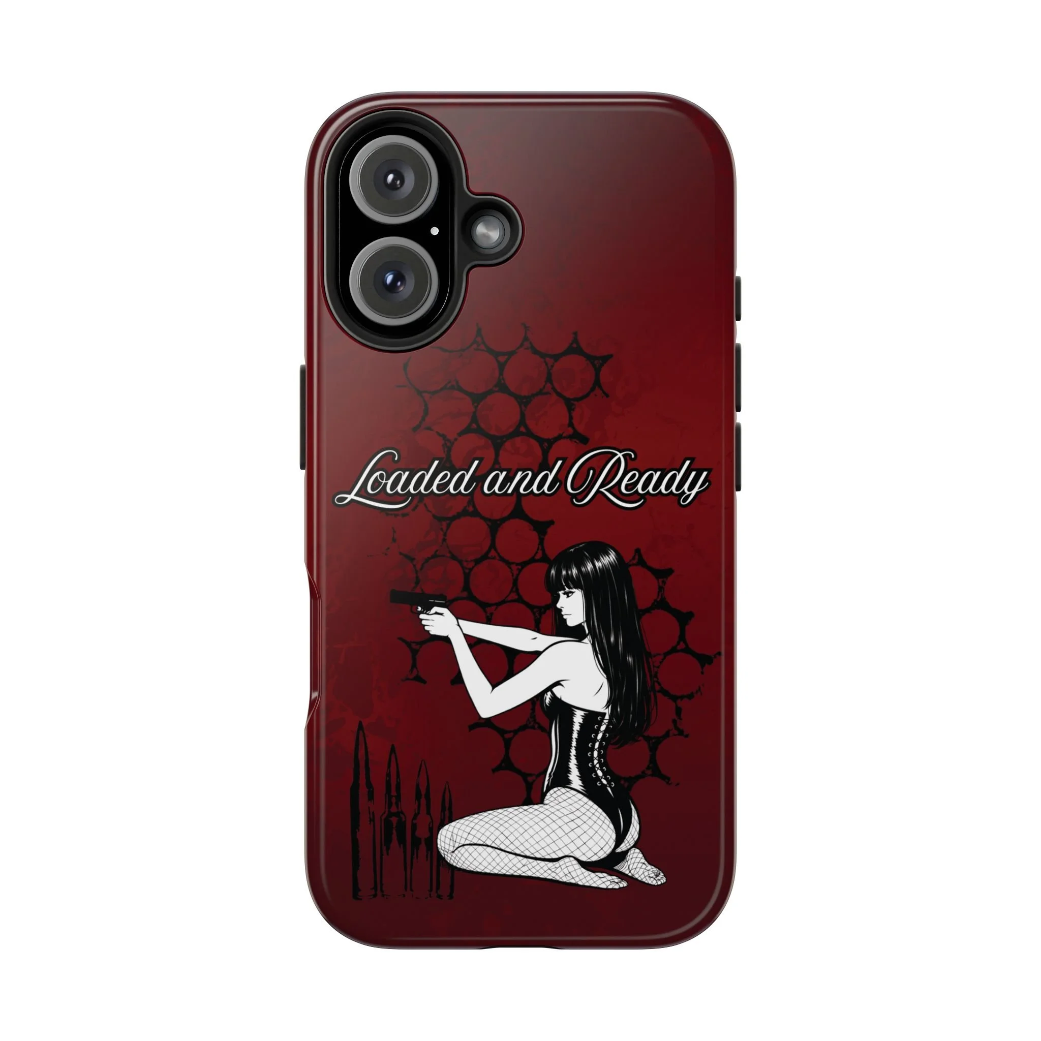 Loaded and Ready Phone Case | Pin-Up Rifle Design
