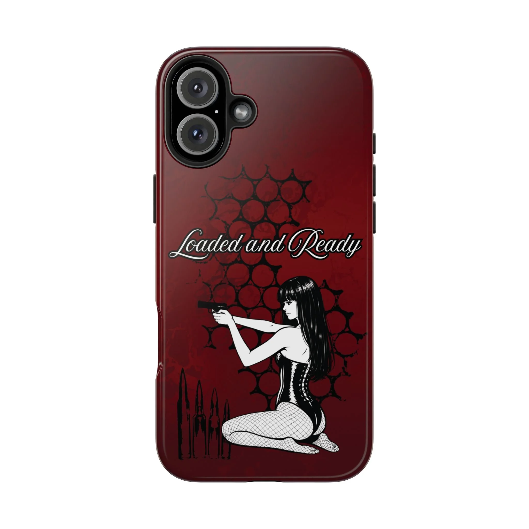 Loaded and Ready Phone Case | Pin-Up Rifle Design