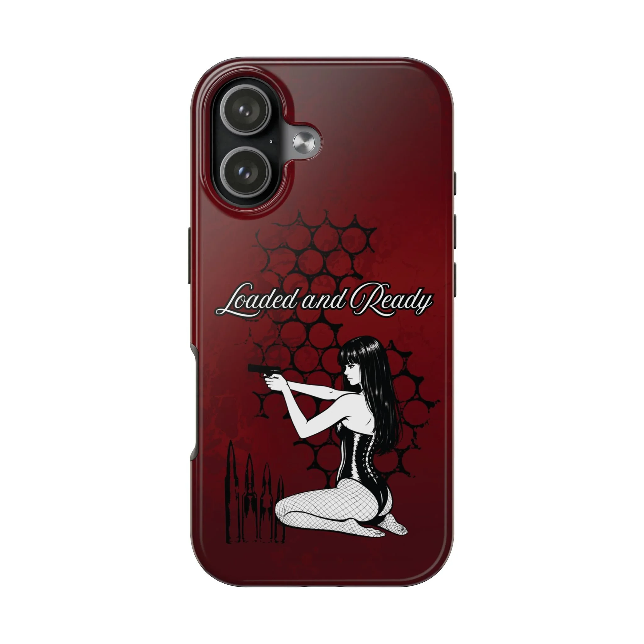 Loaded and Ready Phone Case | Pin-Up Rifle Design