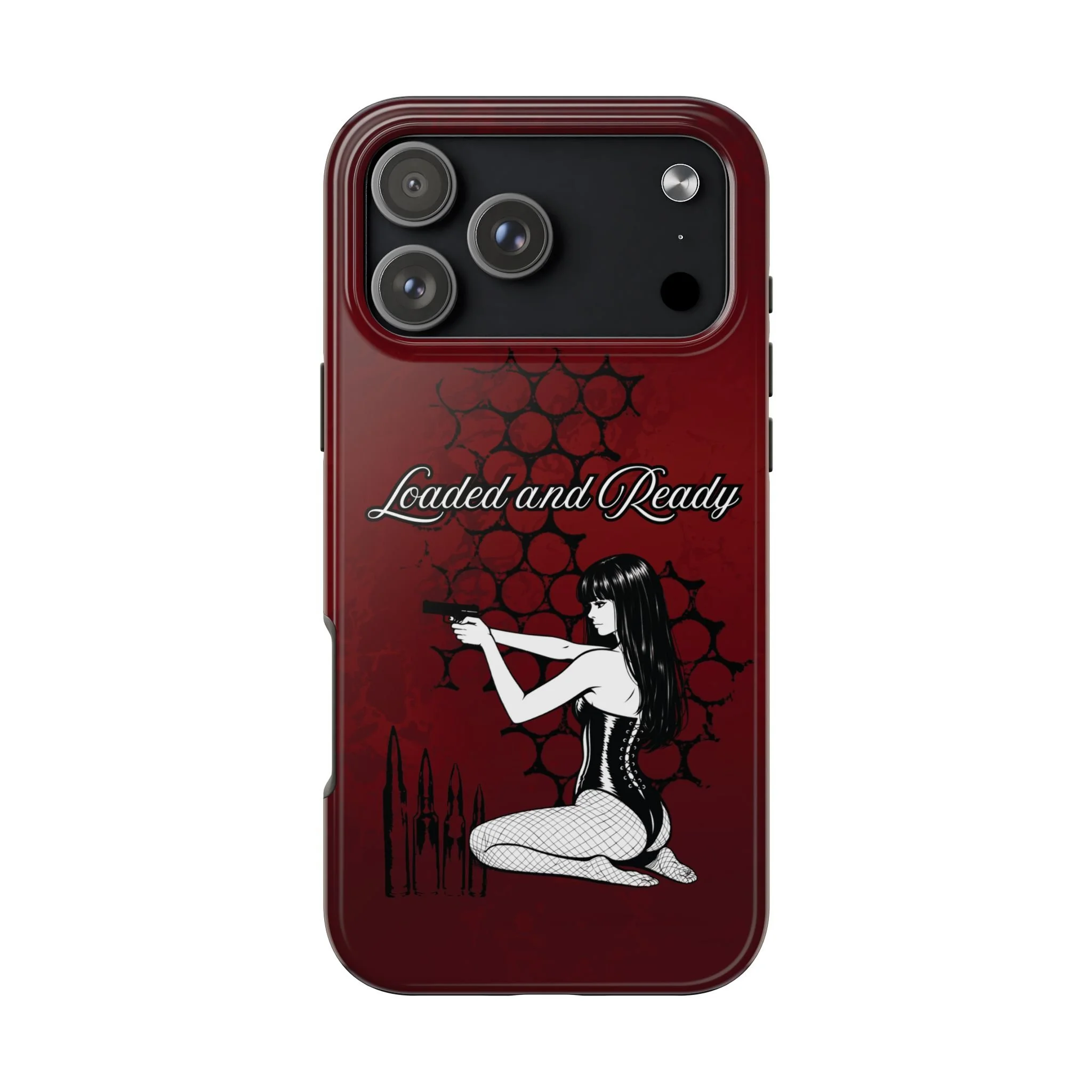 Loaded and Ready Phone Case | Pin-Up Rifle Design