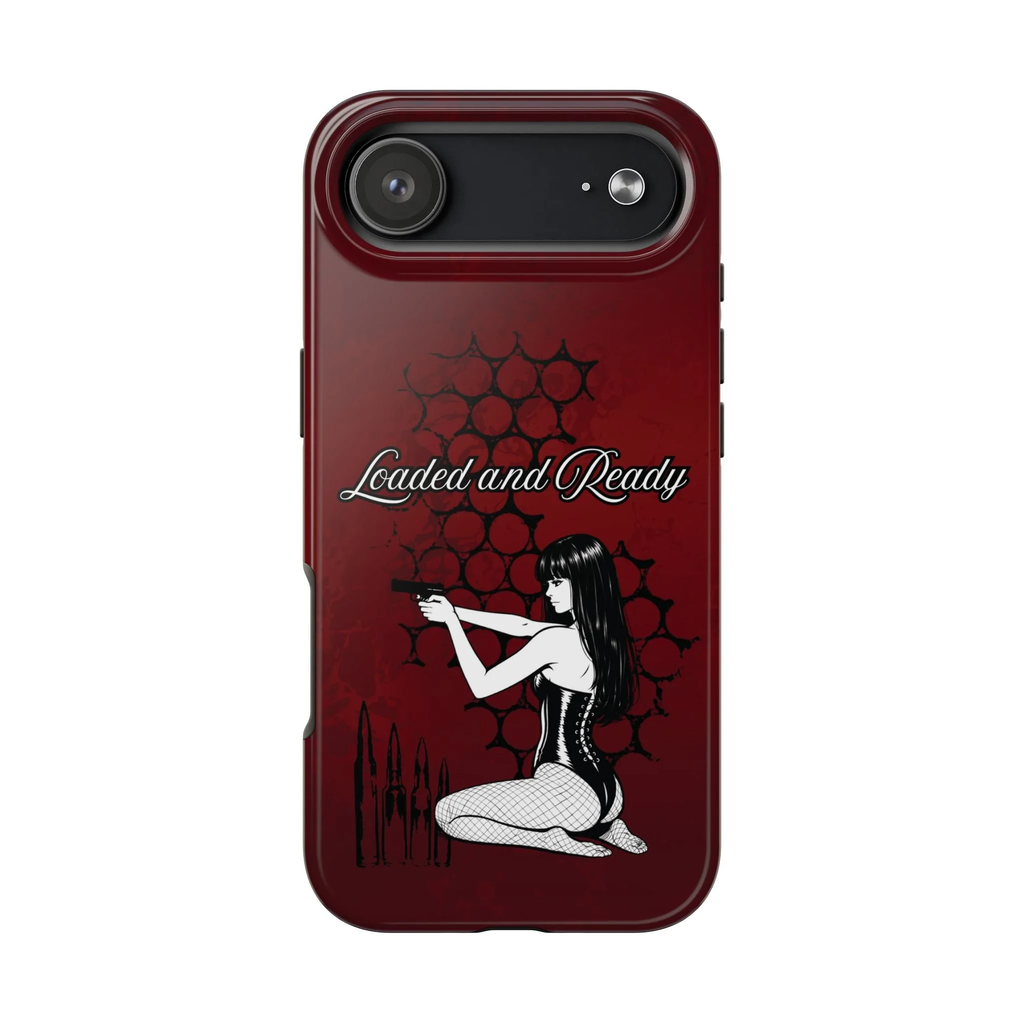 Loaded and Ready Phone Case | Pin-Up Rifle Design