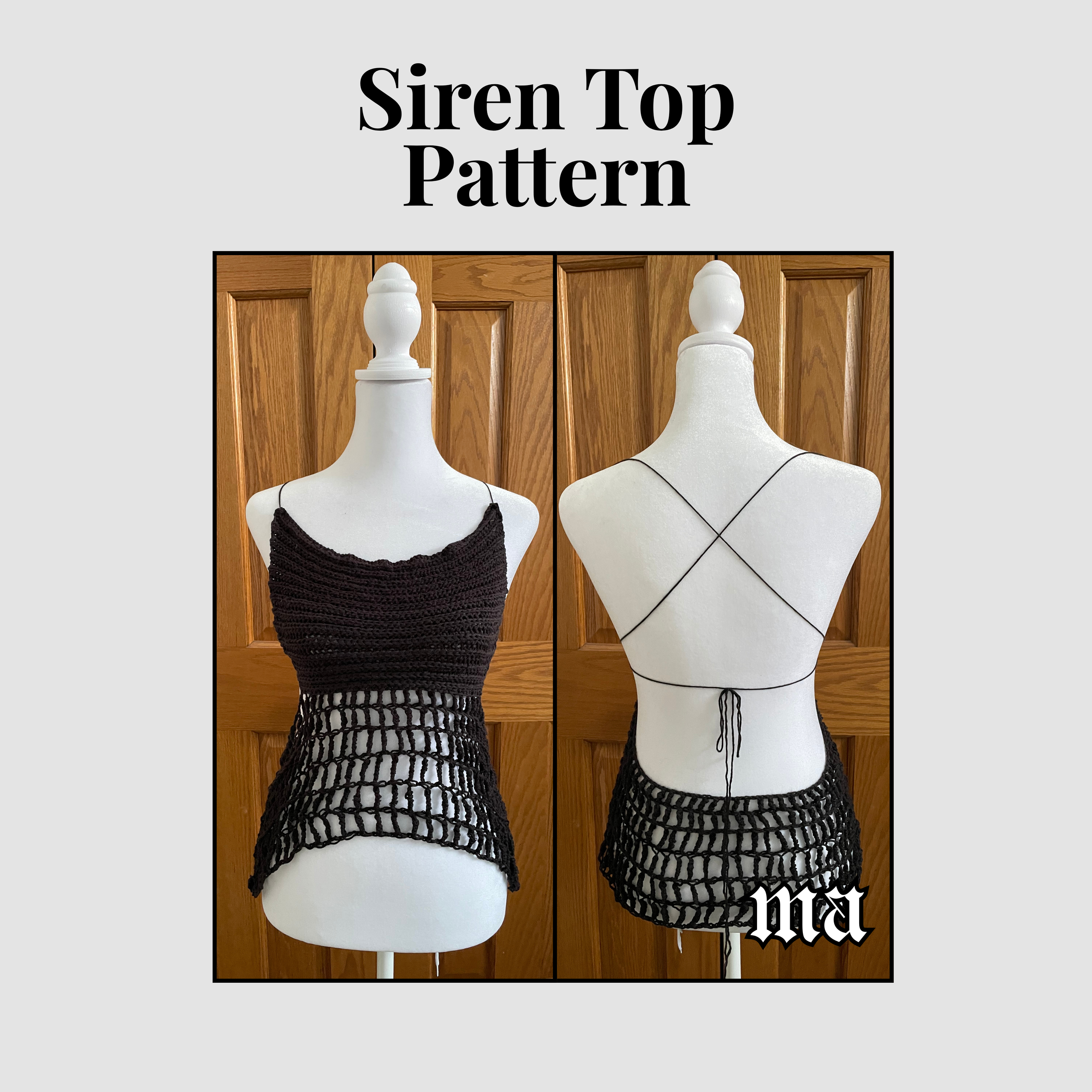 Siren Top Written Pattern