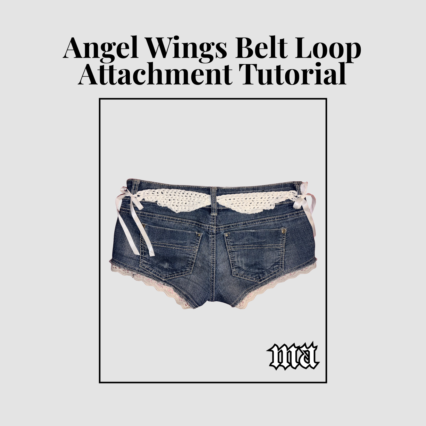 Angel Wings Belt Loop Attachment Tutorial