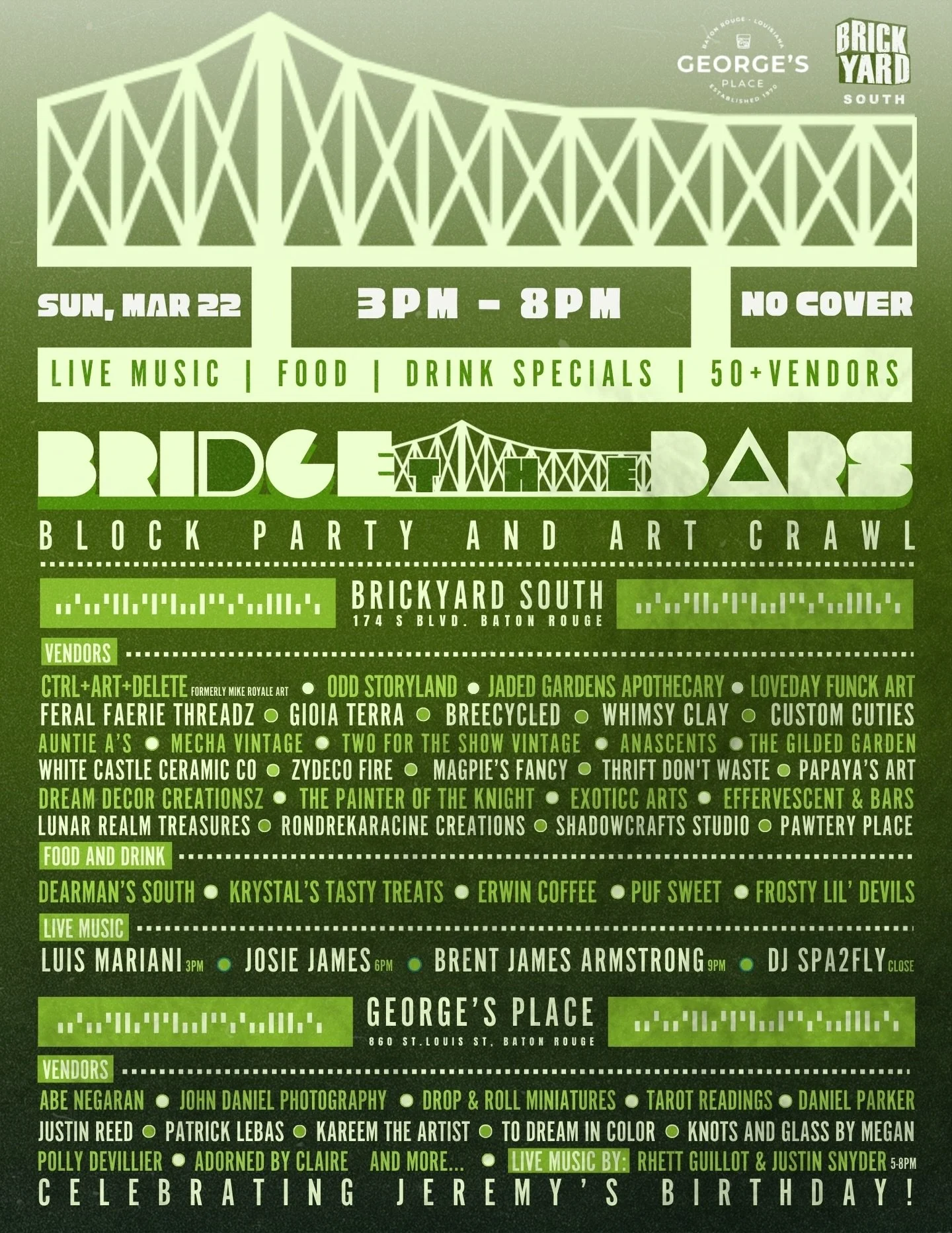 What are y&rsquo;all doing this weekend? Last minute update on a new event! Come hang out with us this Sunday at Bridge the Bars at @brickyardsouth_br ! 🍧😈

#snoball #summervibes☀️ #frostydevils #hellfrozenover #batonrouge