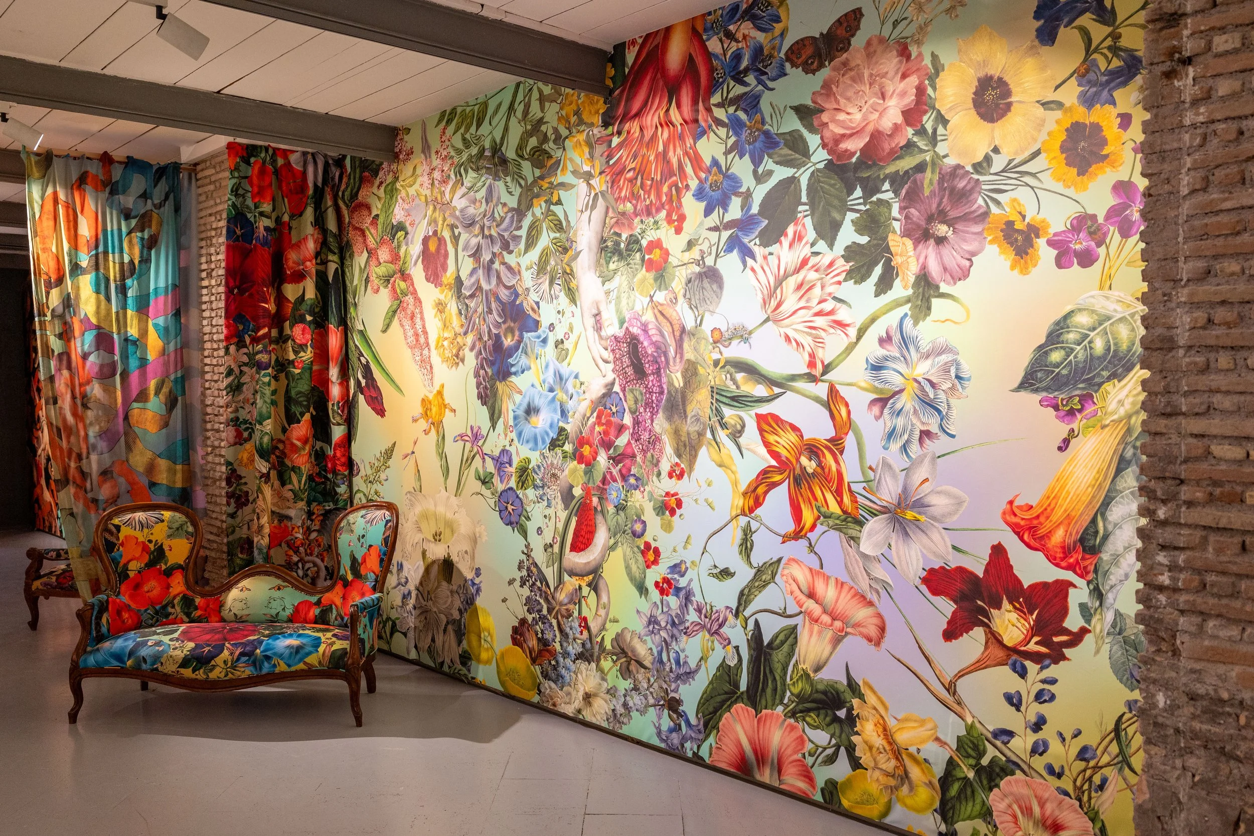 Installation view of Beauty! by Austin Young at Mucciaccia Gallery Project in Rome, 2025.