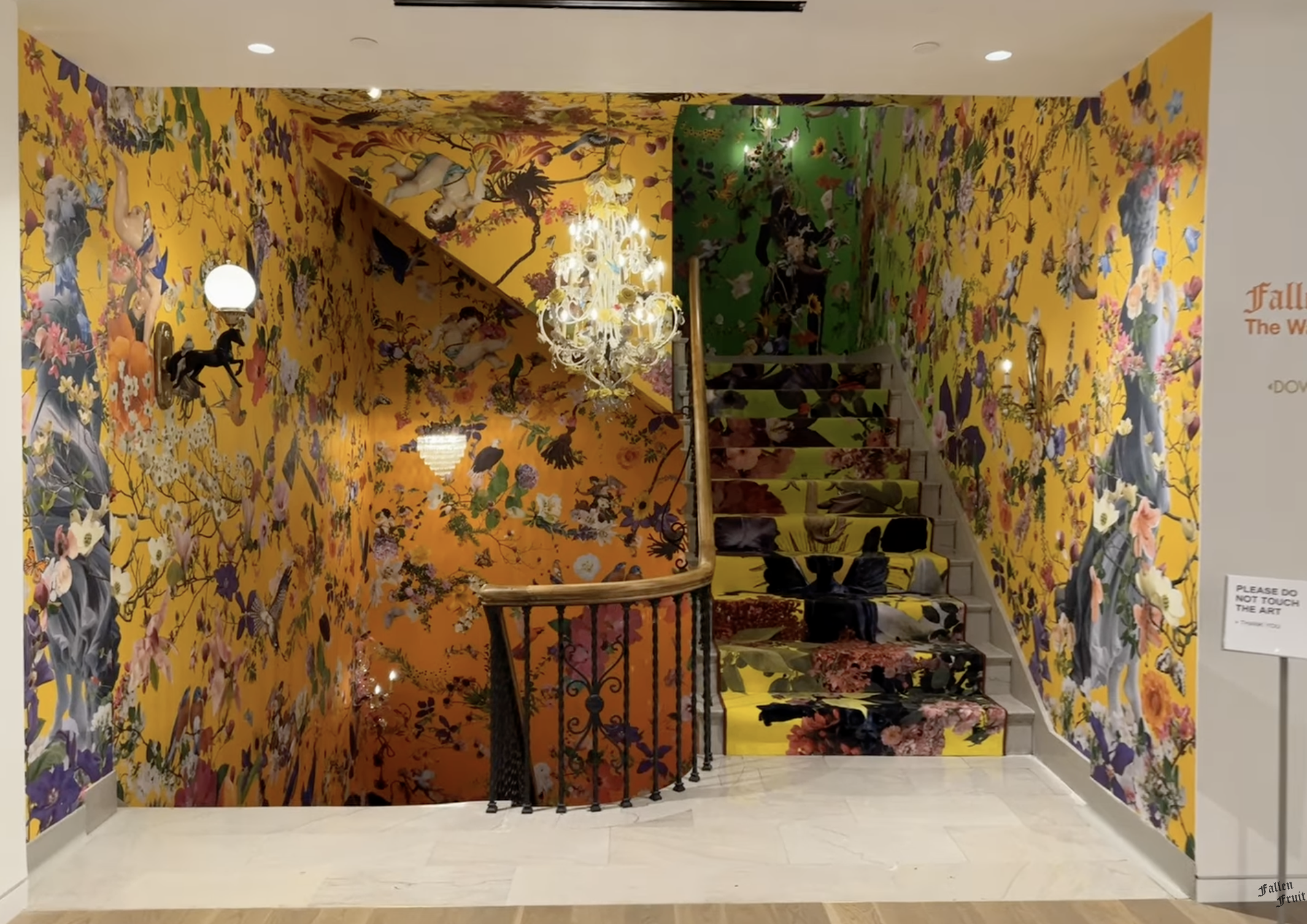 Fallen Fruit art at 21c St. Louis