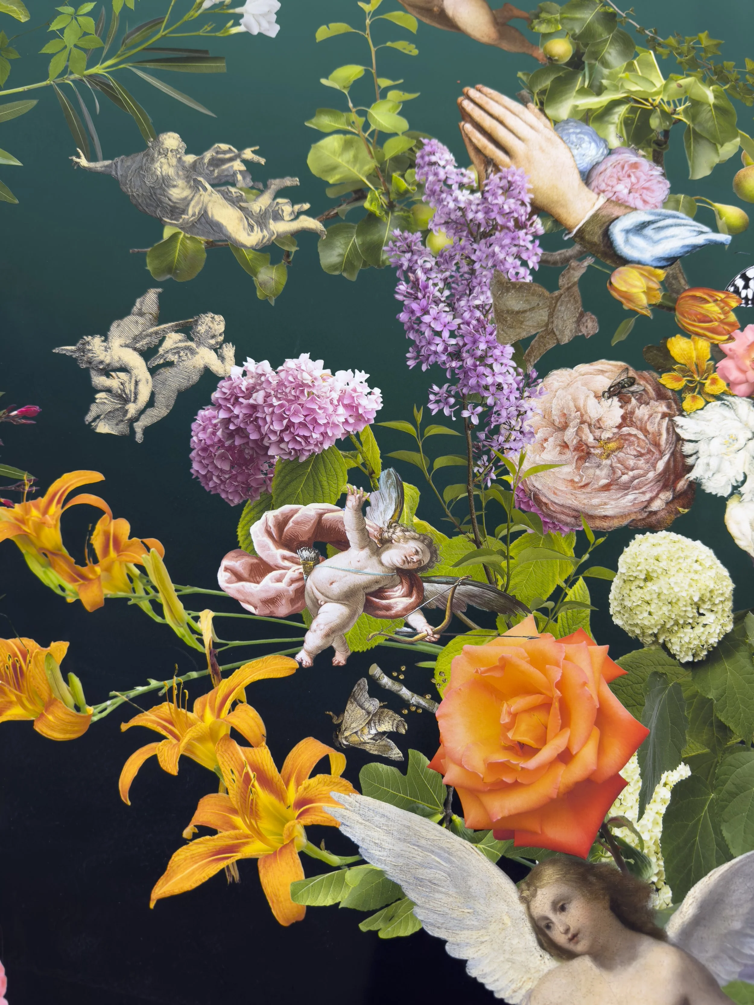 detail from Sacred Conversations, Fallen Fruit (David Allen Burns and Austin Young) 2023, Accademia Carrara, Bergamo, Italy