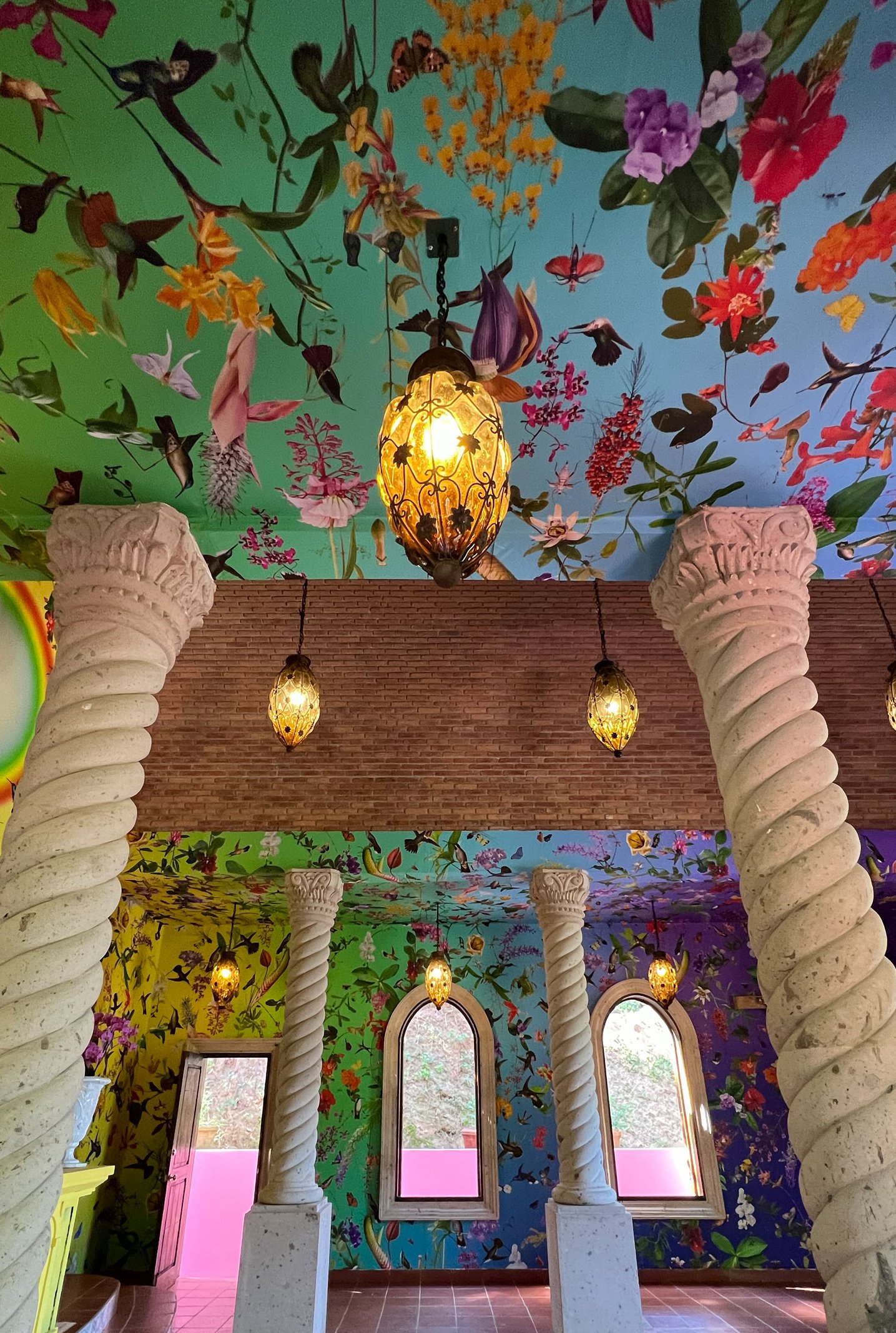 Installation view of 'Los Angeleitos, Austin Young and David Allen Burns / Fallen Fruit, 2021, Vallarta Botanical Gardens, Puerto Vallarta, Mexico