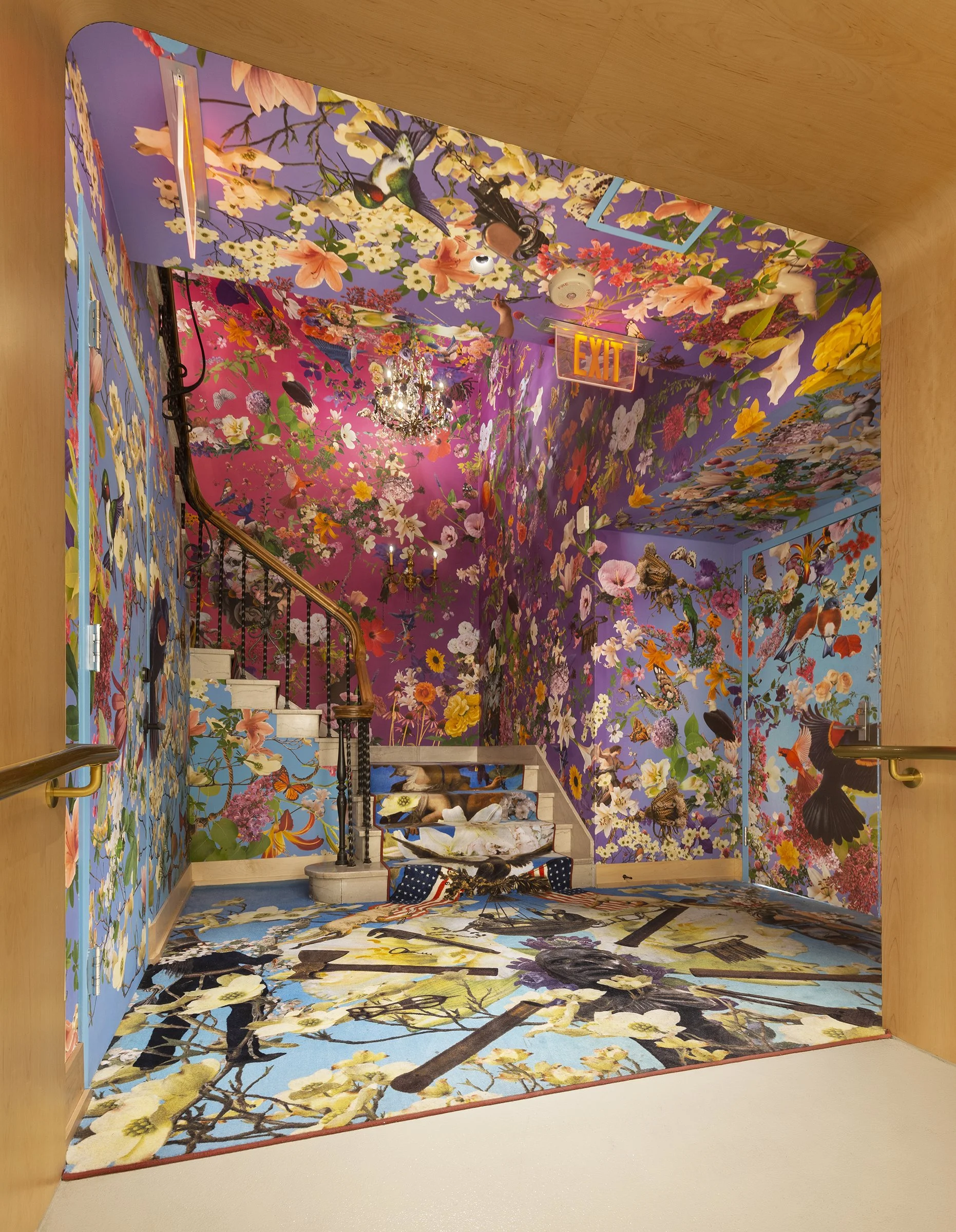 installation view of The Way Out West, Fallen Fruit (David Allen Burns and Austin Young) 2024, 21C St Louis