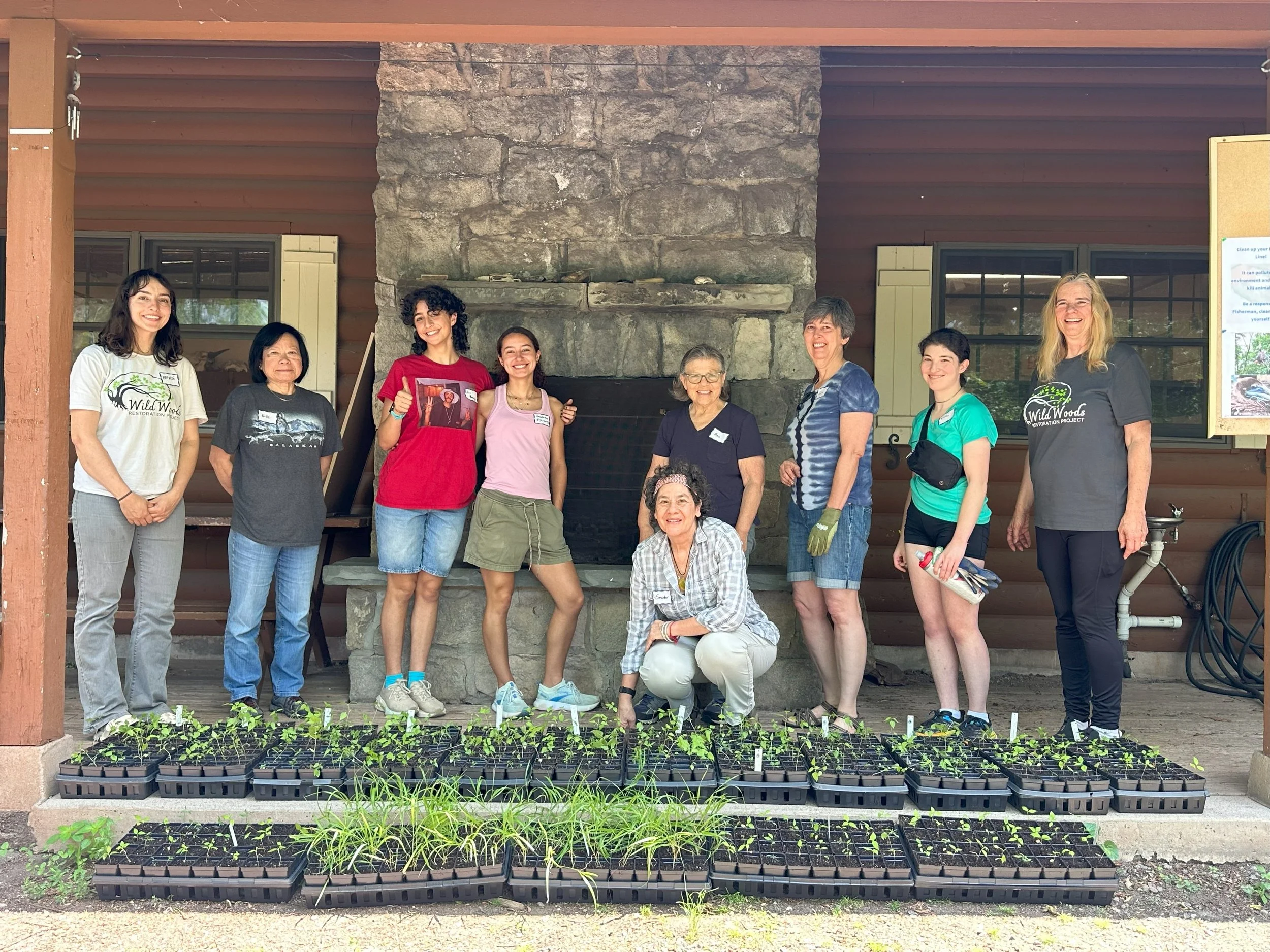 Seedling Potting with Wild Woods Restoration