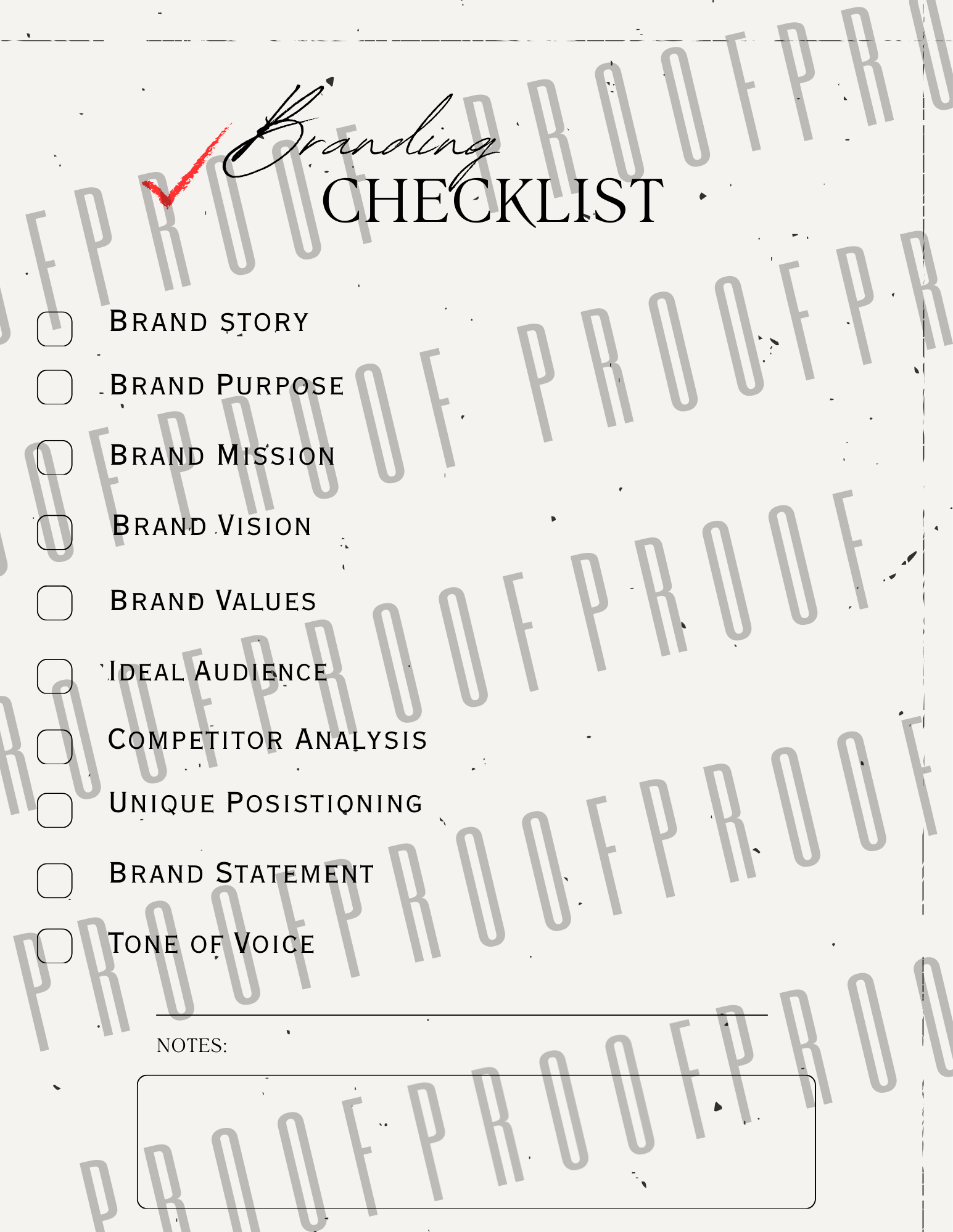 Branding Checklist